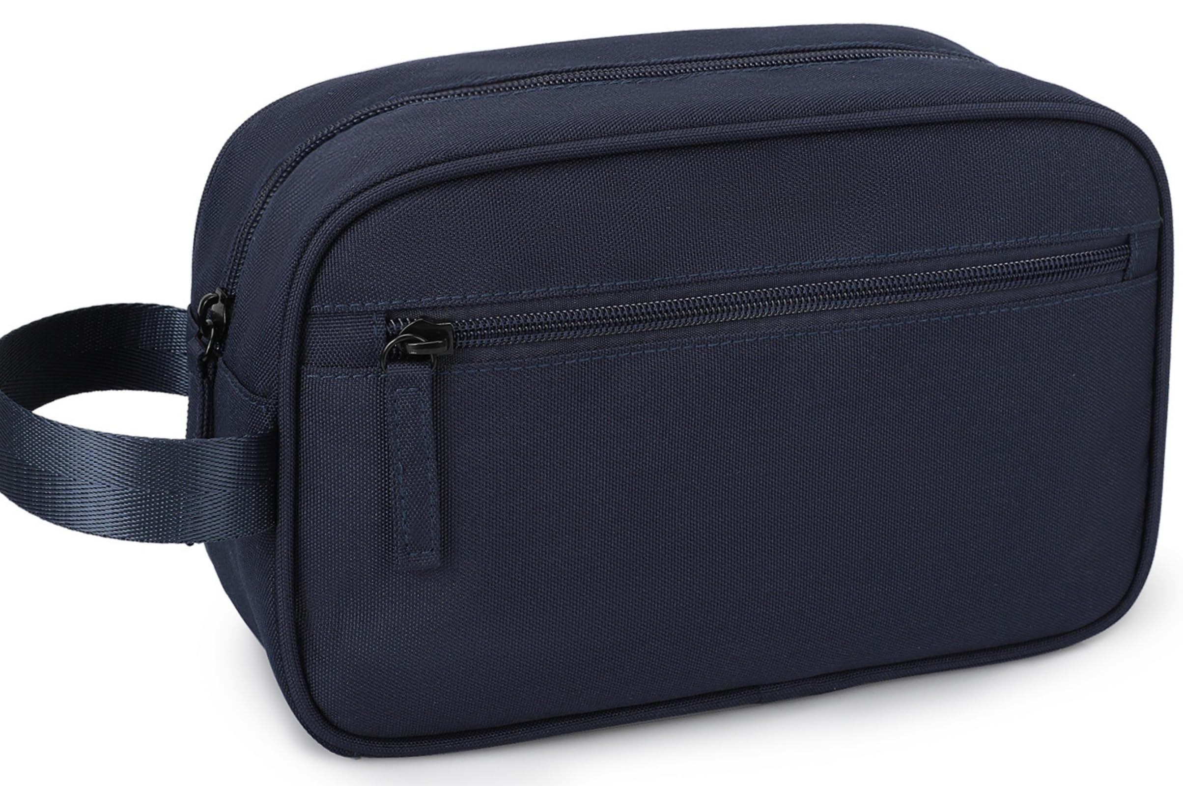 Waterproof Travel Toiletry Bag for Men & Women - Compact Shaving & Bathroom Organizer Pouch (Oxford Navy Blue) | Perfect for Gym, Camping & Business Trips