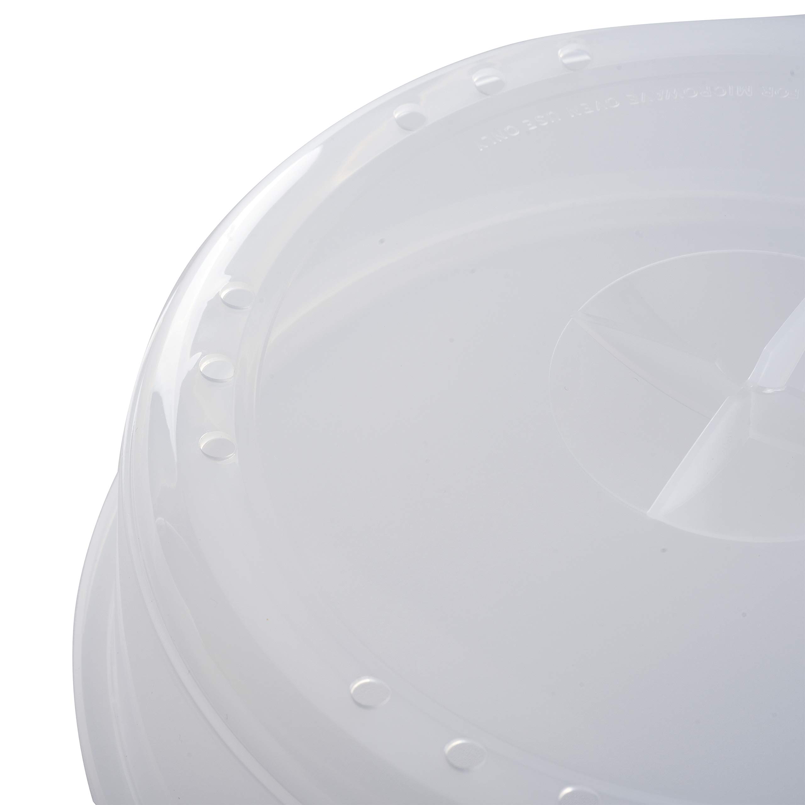 Norpro 2067 Microwave Splatter Cover - BPA-Free, Reusable, and Dishwasher Safe - Perfect for Preventing Messes in Microwave Cooking and Reheating Food