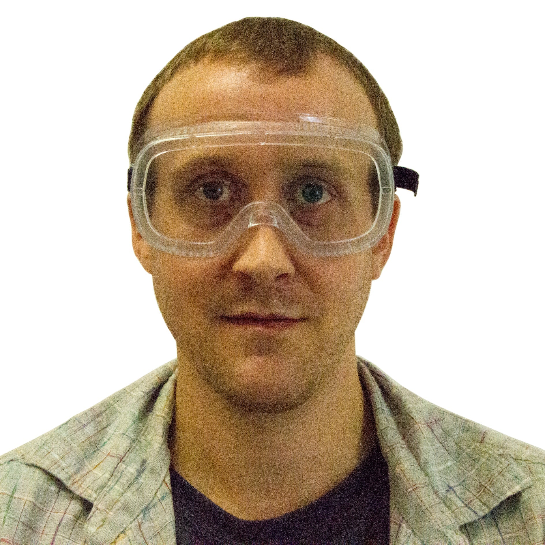 ANSI Z87+ Certified Clear Safety Goggles with Adjustable Strap - Protective Eyewear for Lab Work, Construction & DIY Projects