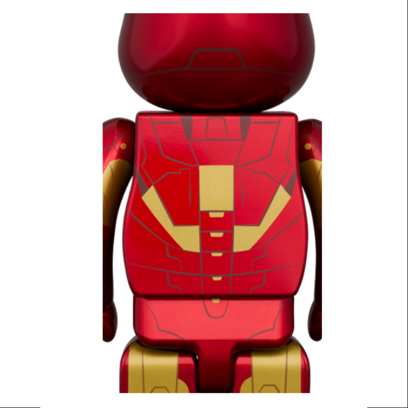 Be@rbrick Iron Man Mark IV 400% & 100% Limited Edition Collectible Figure (2024) - Perfect for Marvel Fans, Home Display & Investment Collection