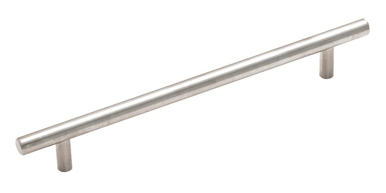 Amerock Stainless Steel Cabinet Pulls - 7-9/16 inch (192mm) Center to Center Bar Handles - 1 Pack for Drawers & Cabinets - Modern Kitchen & Bathroom Hardware Upgrade