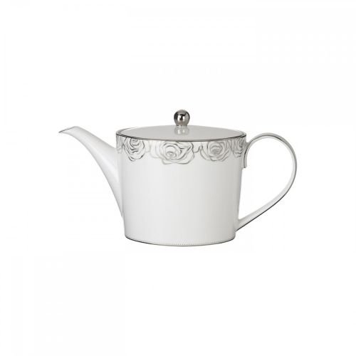 Sunday Rose 1.13-Quart Teapot - Elegant Ceramic Tea Pot for Loose Leaf or Bagged Tea - Perfect for Afternoon Tea, Gifts & Home Decor