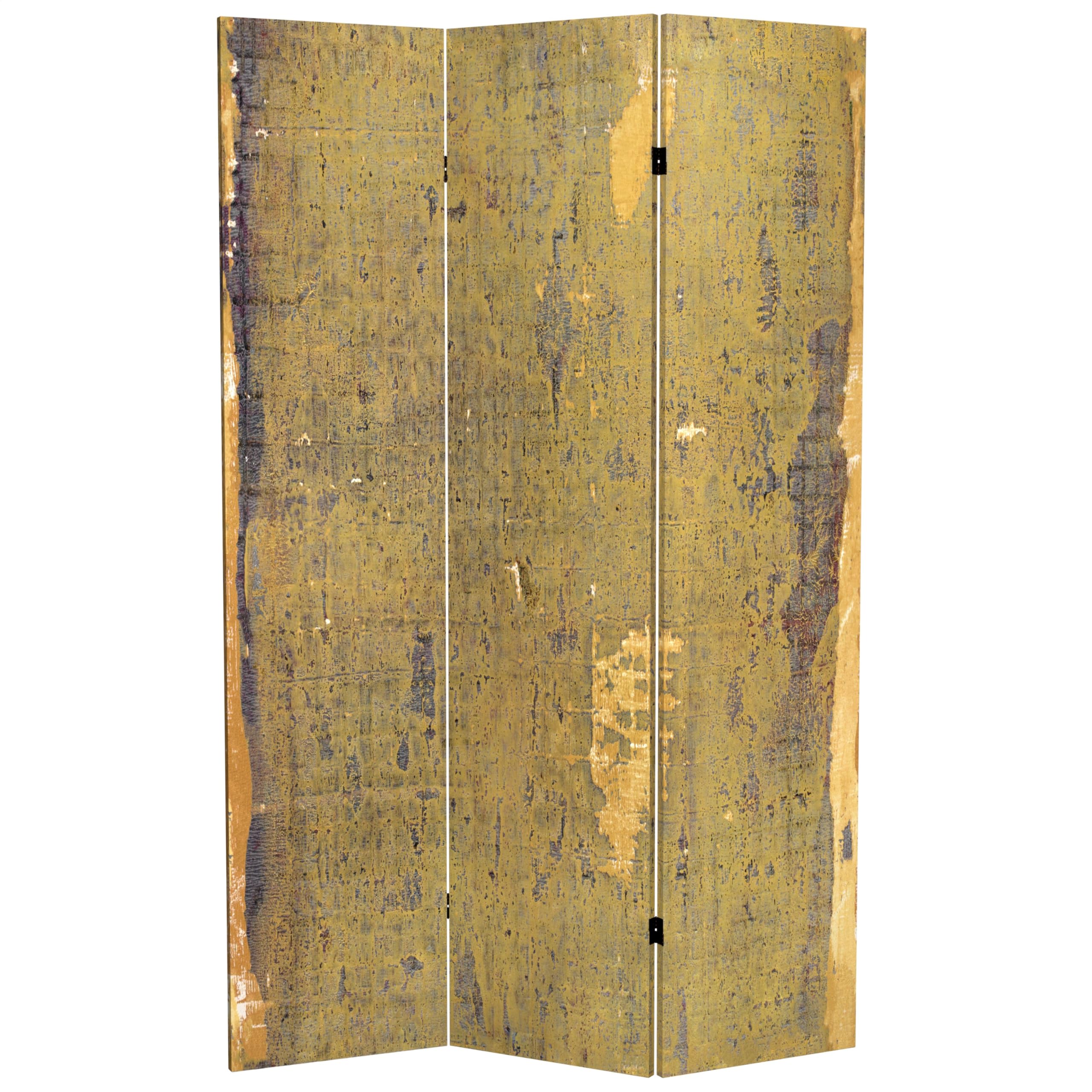 6 ft Tall Red Lantern Radiant Reflections Canvas Room Divider - Olive Prairie Color for Home Decor, Office Partition & Event Space Divider