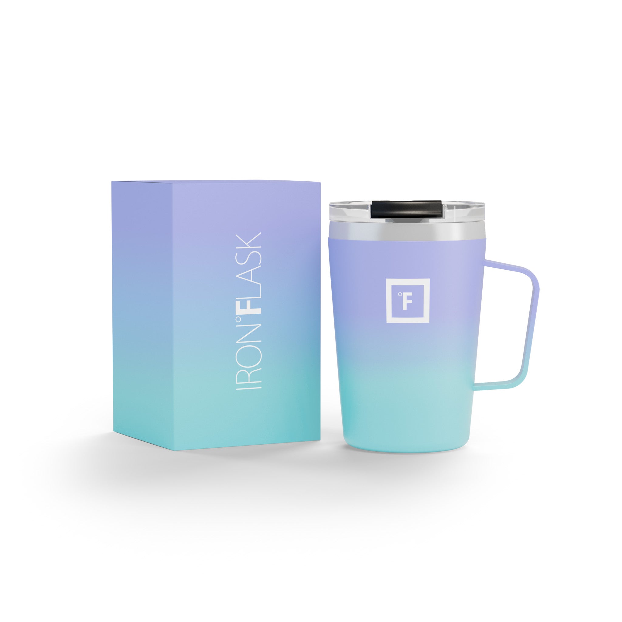 12 Oz Non-Slip Grip Coffee Mug - Insulated Travel Mug for Hot & Cold Drinks - Perfect for Office, Commute, Camping & Outdoor Activities