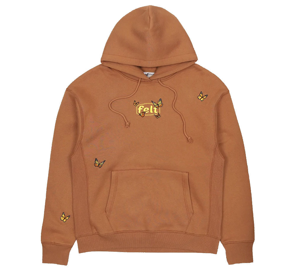 Butterfly Embroidered Hoodie for Women - Soft Cotton Pullover Sweatshirt with Unique Floral Design - Perfect for Casual Wear, Street Style & Outdoor Activities
