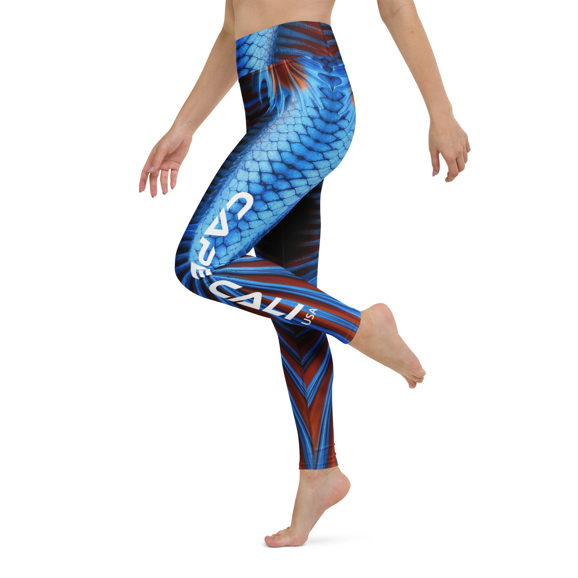 Premium Dragon Print Leggings for Women - High Waist Yoga Pants with Stretchy Comfort - Perfect for Workouts, Yoga & Casual Wear