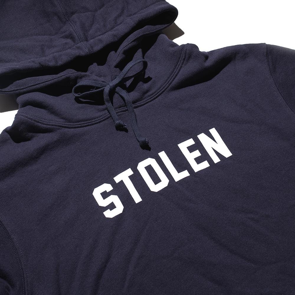 Navy Blue Pullover Hoodie with Logo - Cozy & Stylish Men's Sweatshirt for Casual Wear, Gym, and Outdoor Activities
