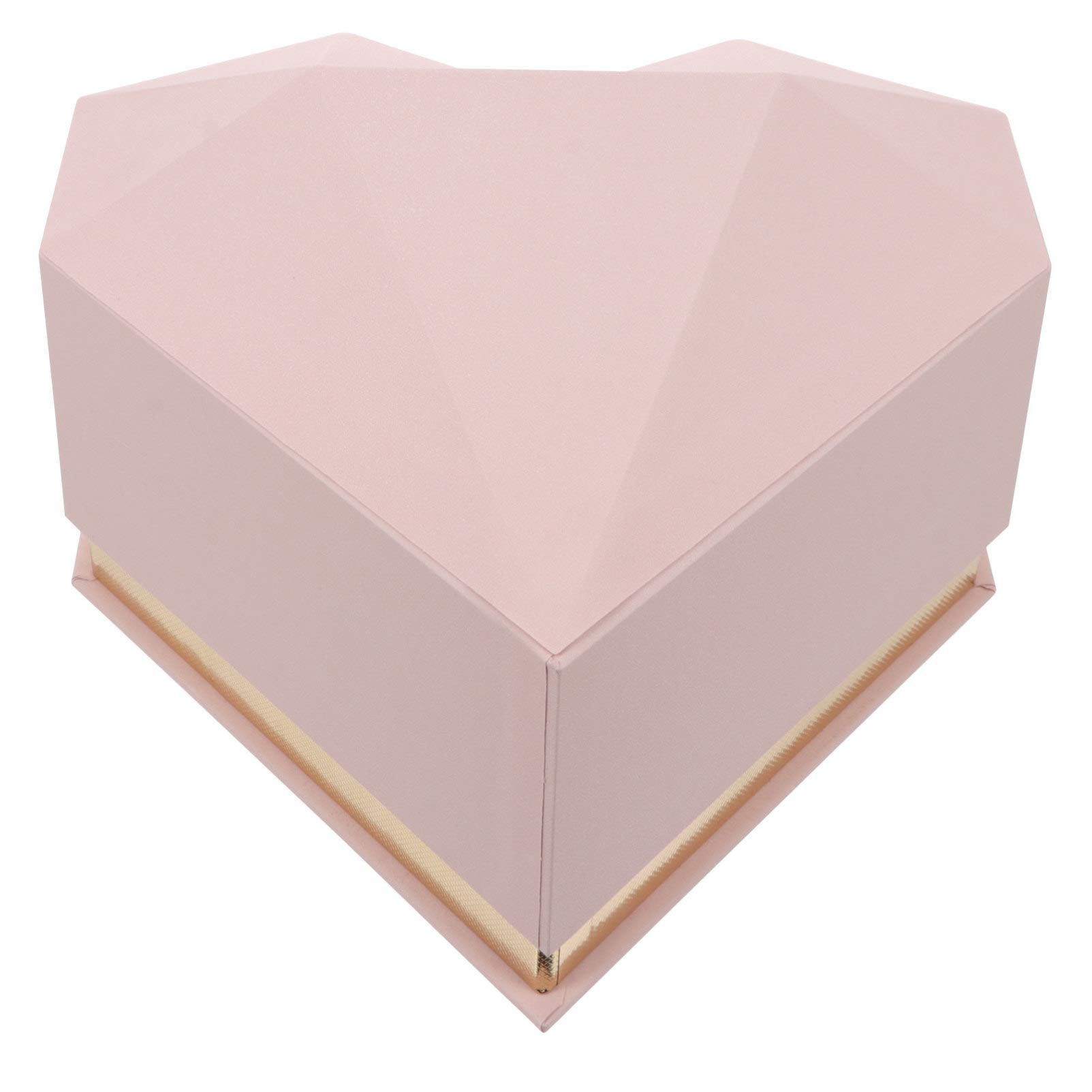 NUOBESTY Preserved Rose Flower in Diamond Heart Gift Box - Romantic Valentine's Day Wedding Proposal Gift for Her, Anniversary Present - Perfect for Proposals, Bridal Showers & Romantic Surprises
