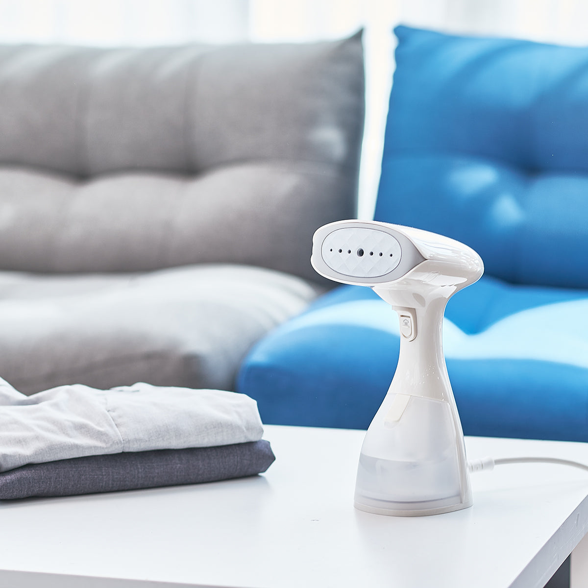 CONAIR CGS22WH Complete Steam Handheld Garment Steamer - Portable & Powerful for Wrinkles, Clothes, Drapes - Perfect for Travel, Home & Office Use