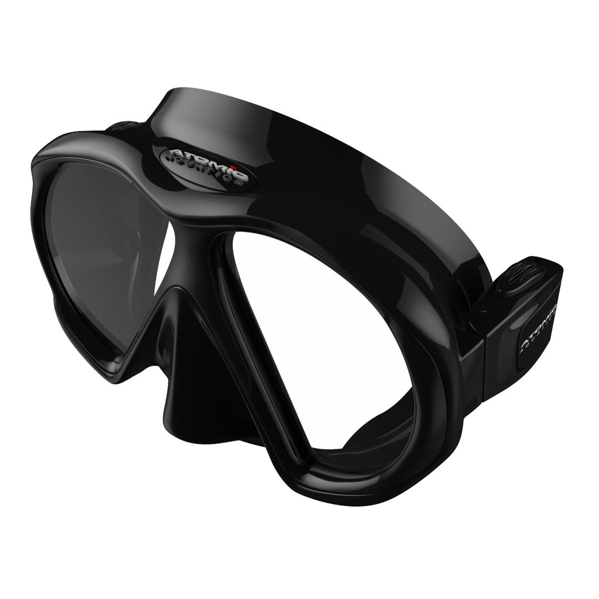 Atomic Aquatics SubFrame Slim Fit Black Scuba Diving Mask - Perfect for Snorkeling, Freediving, and Underwater Photography