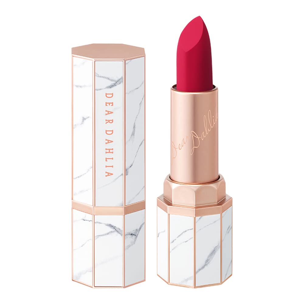Dear Dahlia Lip Paradise Effortless Matte Lipstick - Vegan, Cruelty-Free, Long-Lasting High Pigment Color with Natural Essential Oils | Perfect for Everyday Wear, Date Night & Special Occasions