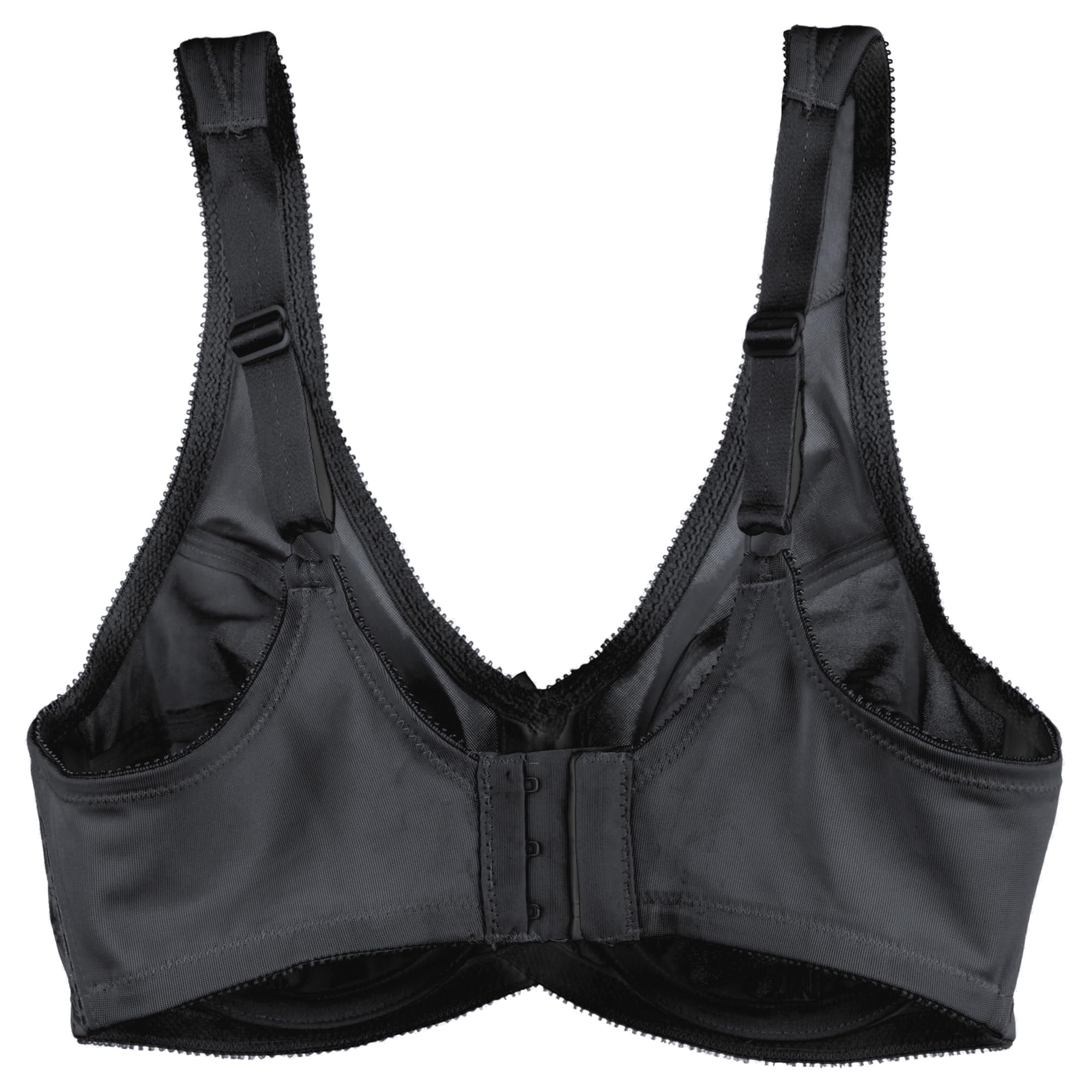 Full Figure Wireless Seamed Cup Bra for Women - Comfortable Support & Lift for Everyday Wear, Workouts & Special Occasions