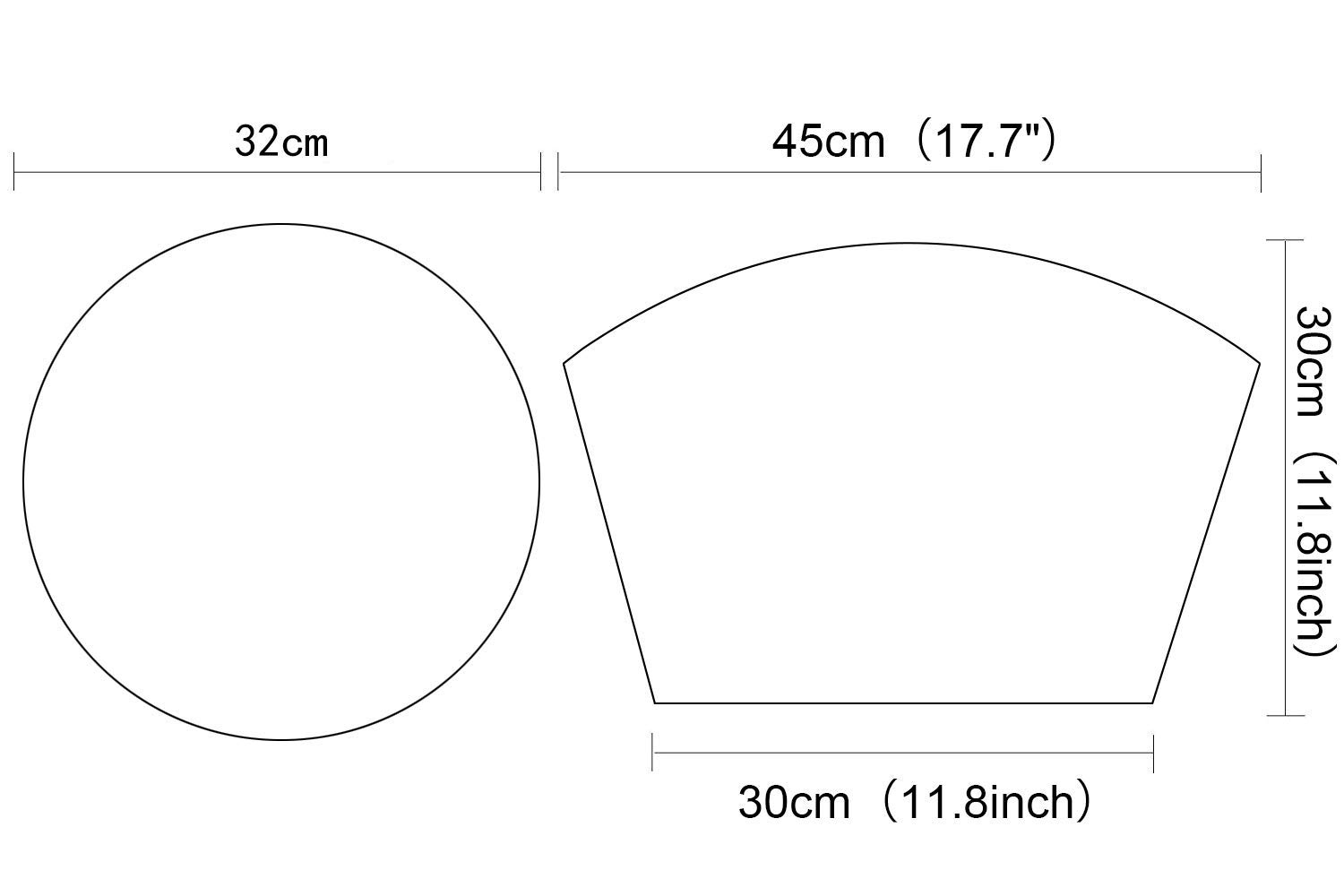 SHACOS 7-Piece Round Table Placemats Set - Heat Resistant Wedge Placemats with Centerpiece Mat, Wipe Clean, Eco-Friendly (Green) - Perfect for Dining Tables, Kitchen Countertops & Party Decorations