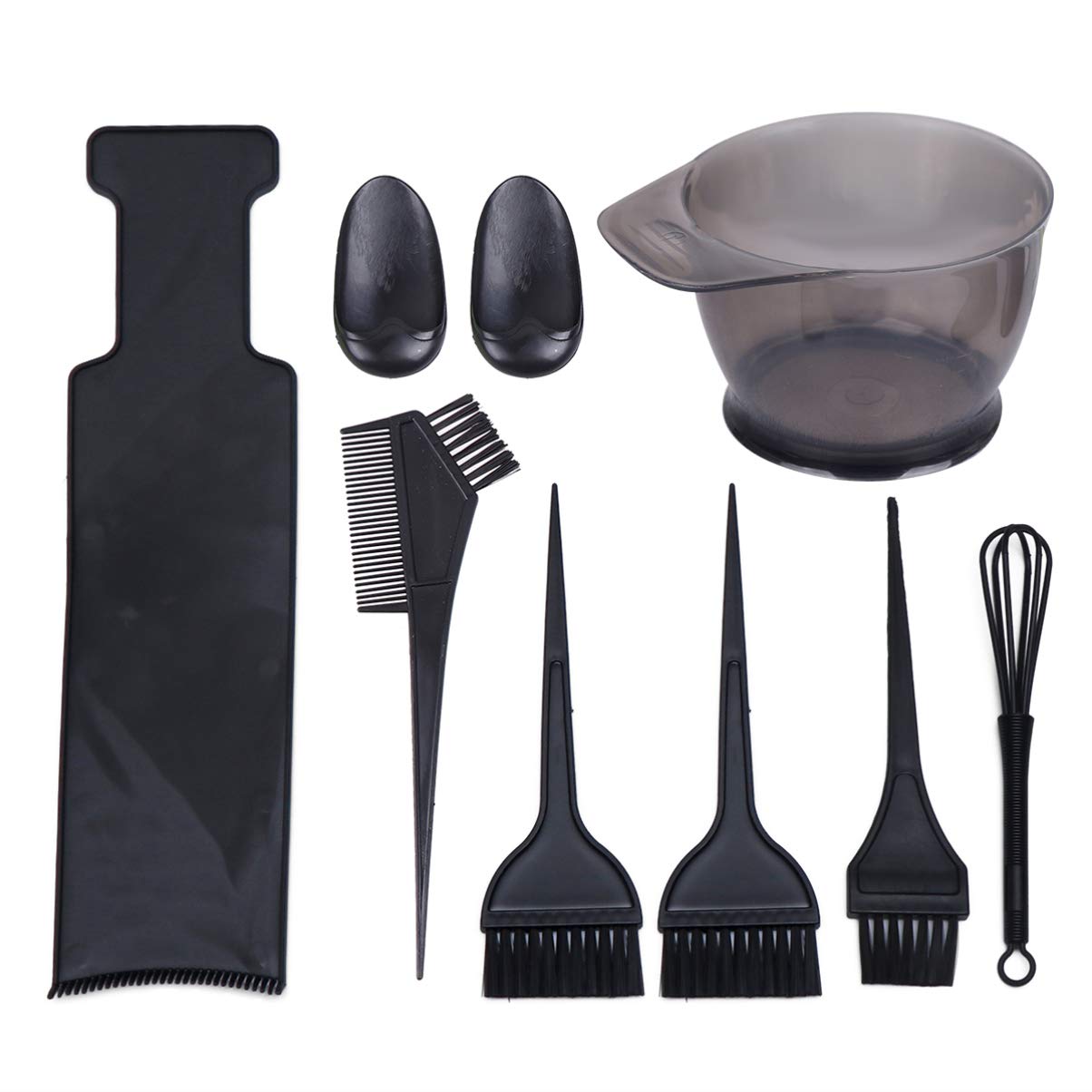 FRCOLOR Professional Hair Dye Brush Set - Hair Coloring Kit with Tinting Bowl, Balayage Brush & Styling Board - Perfect for DIY Hair Coloring, Highlights & Ombre at Home