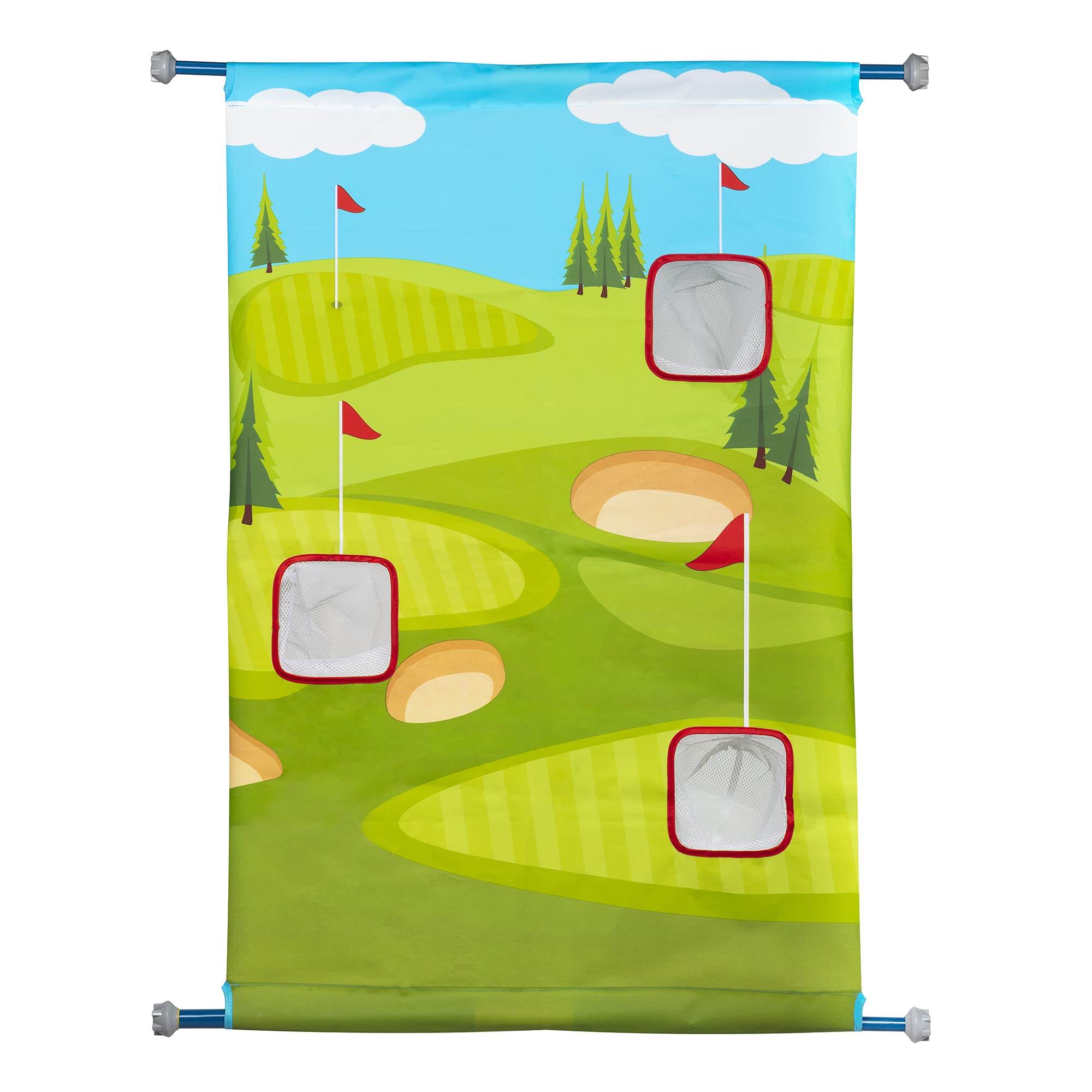 Premium Indoor Golf Set - 3 Hole Mini Golf Course with 3 Balls, Driver & Tee for Home, Office & Party Fun | Perfect Gift for Golf Enthusiasts & Family Game Night