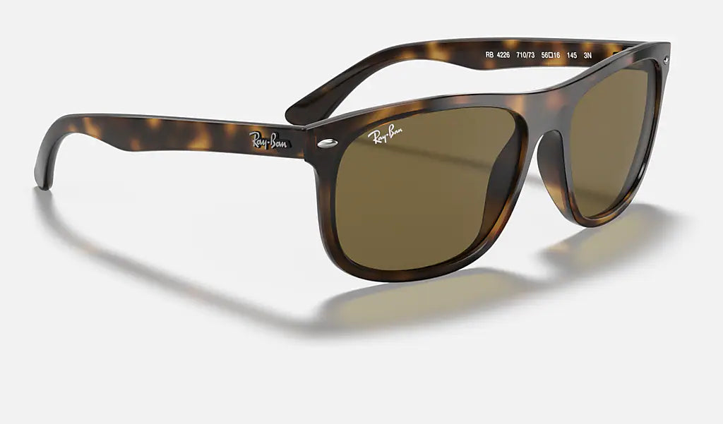 Ray Ban RB4226 710 73 56mm Tortoise/Brown Polarized Sunglasses for Men & Women - Classic Aviator Style for Driving, Travel & Outdoor Activities
