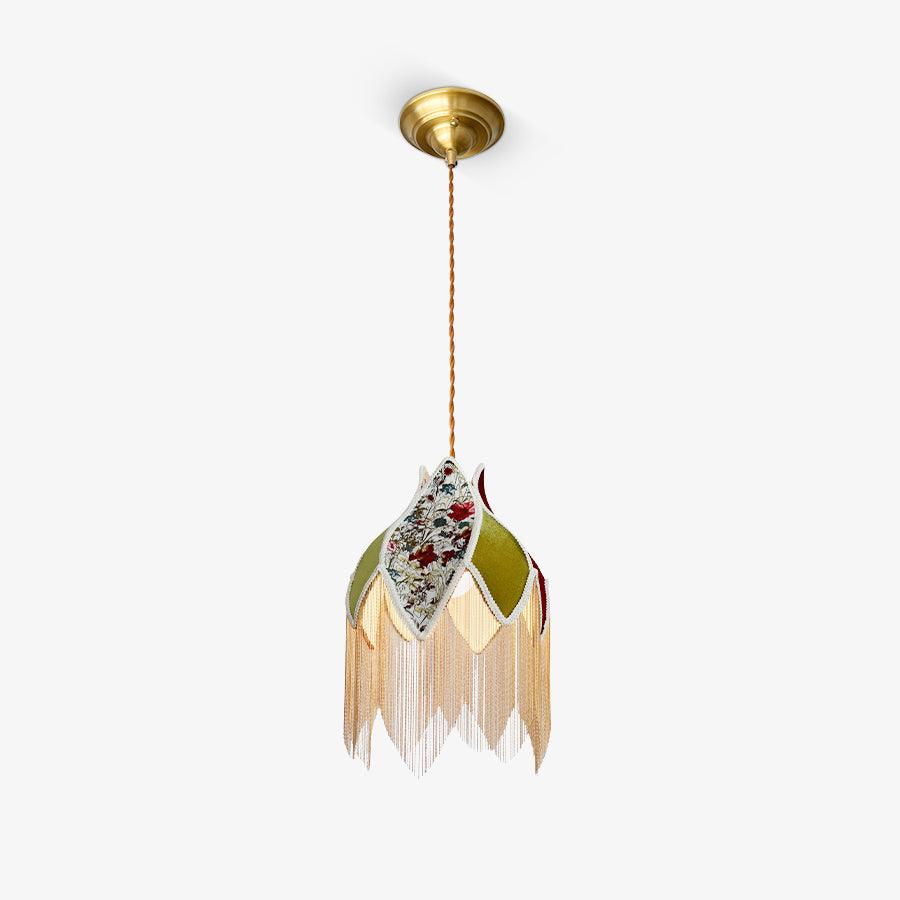 Stylish Bette Fringed Pendant Lamp - Modern Boho Chandelier for Dining Room, Bedroom & Living Room Decor