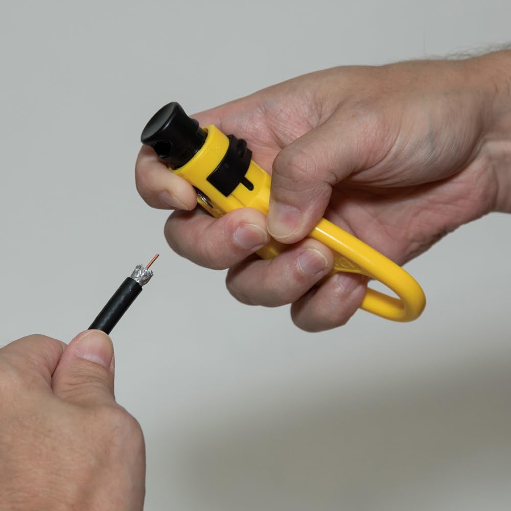 Klein Tools VDV001819 6-Piece Cable Installation Tool Set - Includes Crimpers, Scout Pro 3 Cable Tester, Snips & Punchdown Tool with Carrying Case | Ideal for Network Technicians, Electricians & DIY Cable Projects