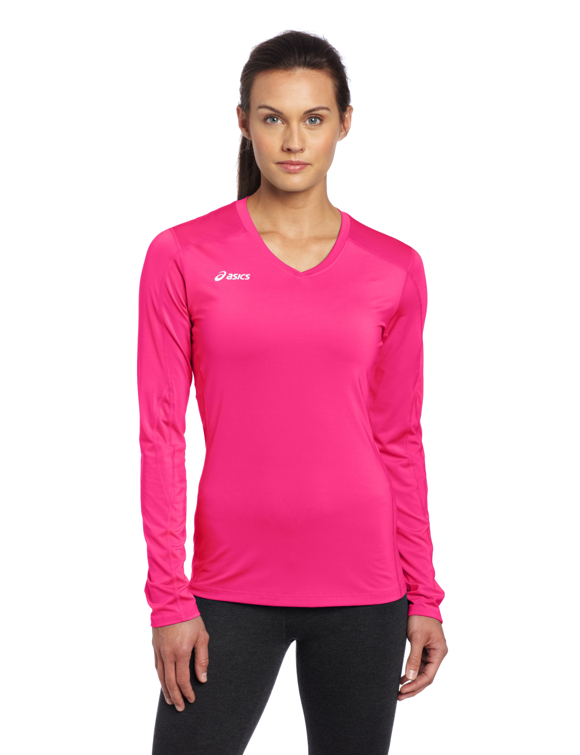 ASICS Women's Roll Shot Jersey Workout Top - Breathable Running Shirt for Yoga, Gym & Fitness Training