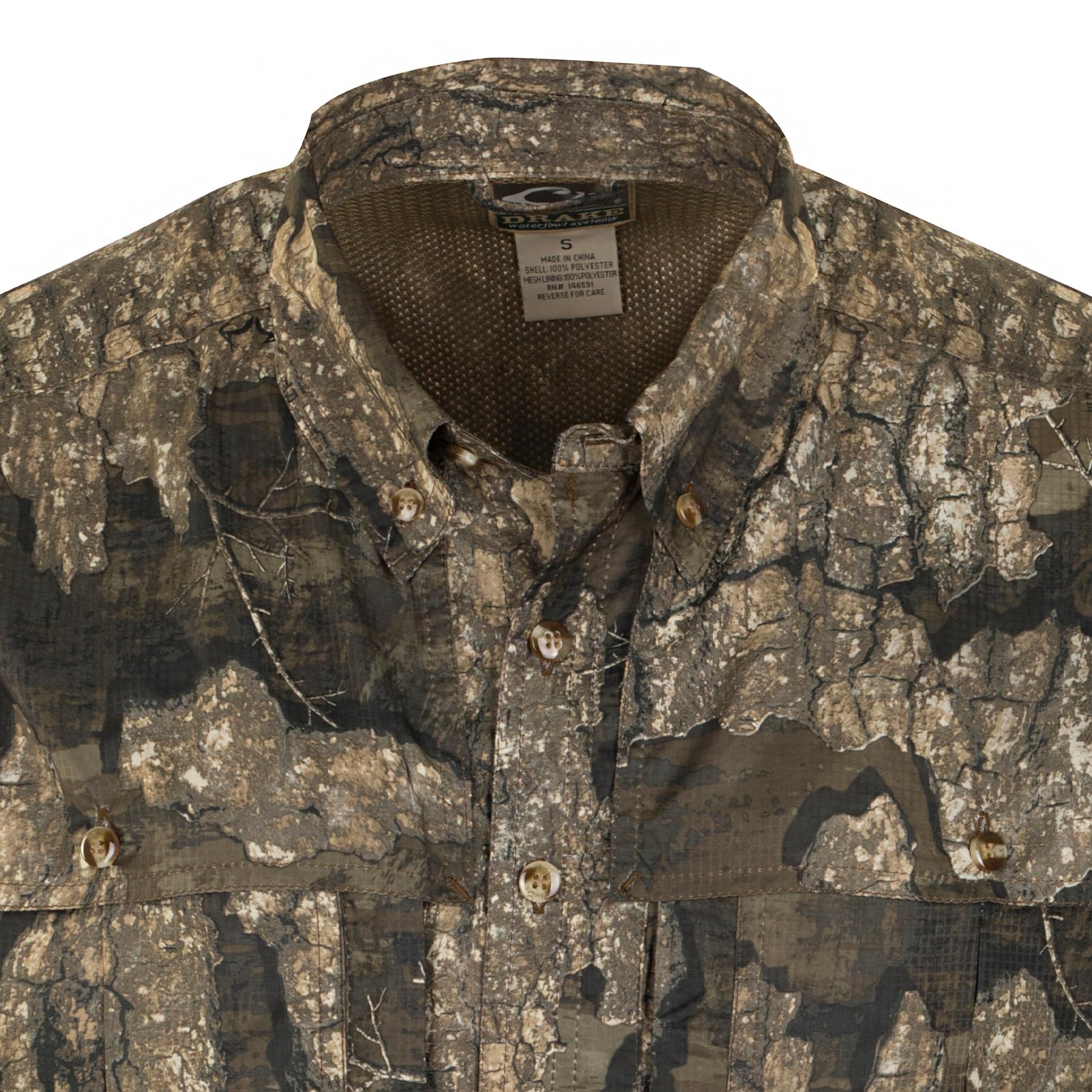 Drake Men's Est Camo Flyweight Jacket - Lightweight Water-Resistant Hunting & Outdoor Jacket for Men - Perfect for Camping, Hiking and Outdoor Adventures