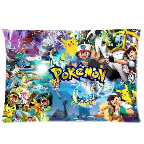 Custom Cute Monster Pocket Pillow Cases - Standard Size 20x26 Inch - Soft Bedding Pillow Covers for Kids Room Decor, Anime Lovers Gift & Cozy Home Accessories