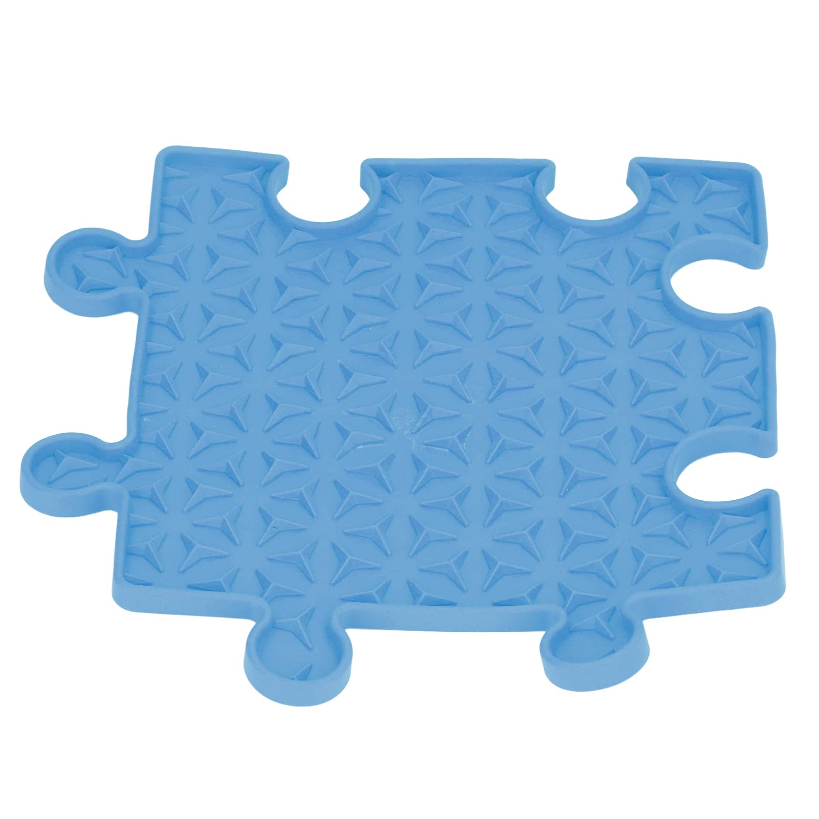 Slow Feeder Licking Mat for Dogs - 3D Texture Anxiety Relief & Teeth Protection - Easy to Clean Dog Licking Pad (Blue) - Perfect for Mealtime Enrichment & Stress Relief