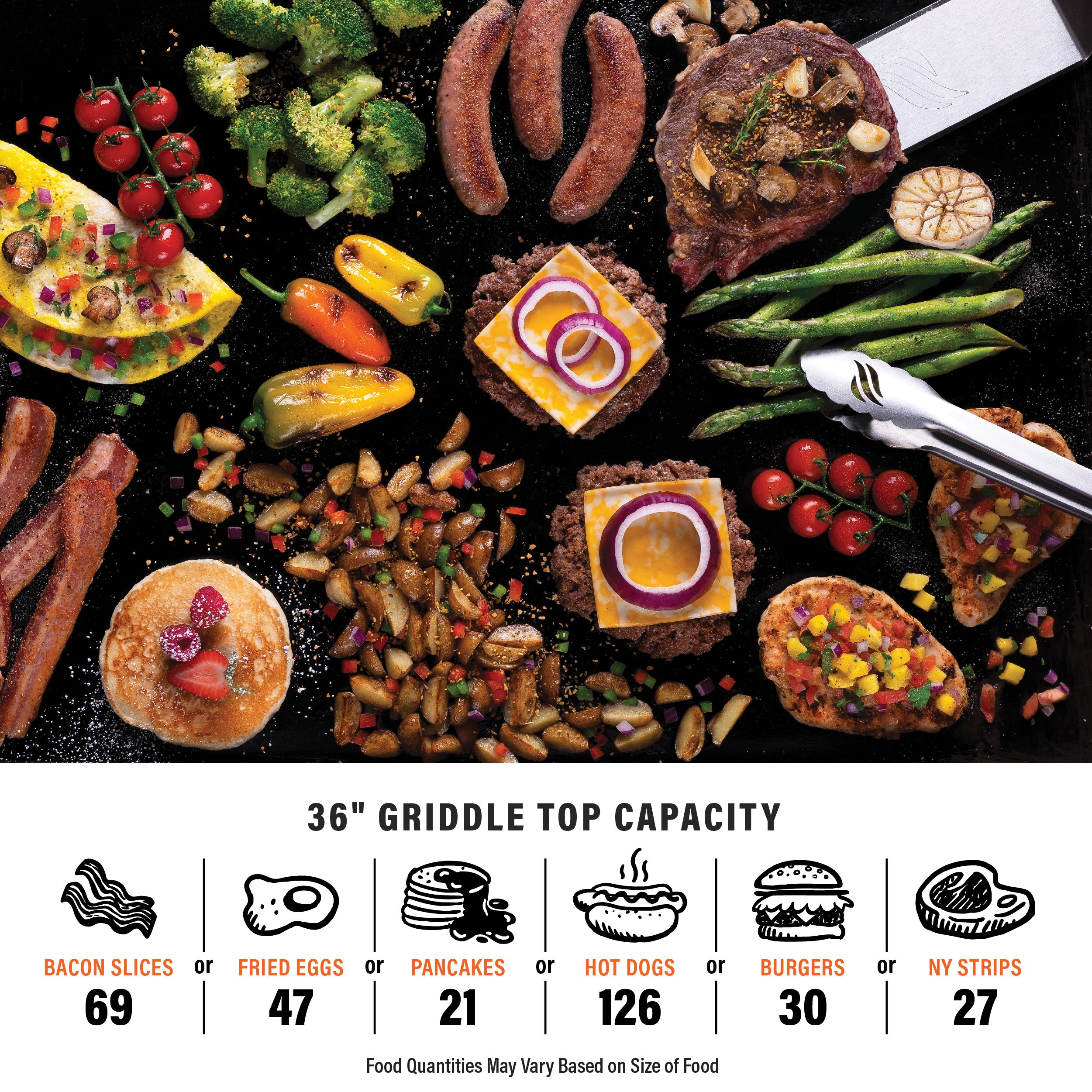 36-Griddle Premium Non-Stick Electric Griddle for Pancakes, Eggs & More – Perfect for Breakfast, Camping & Family Cooking