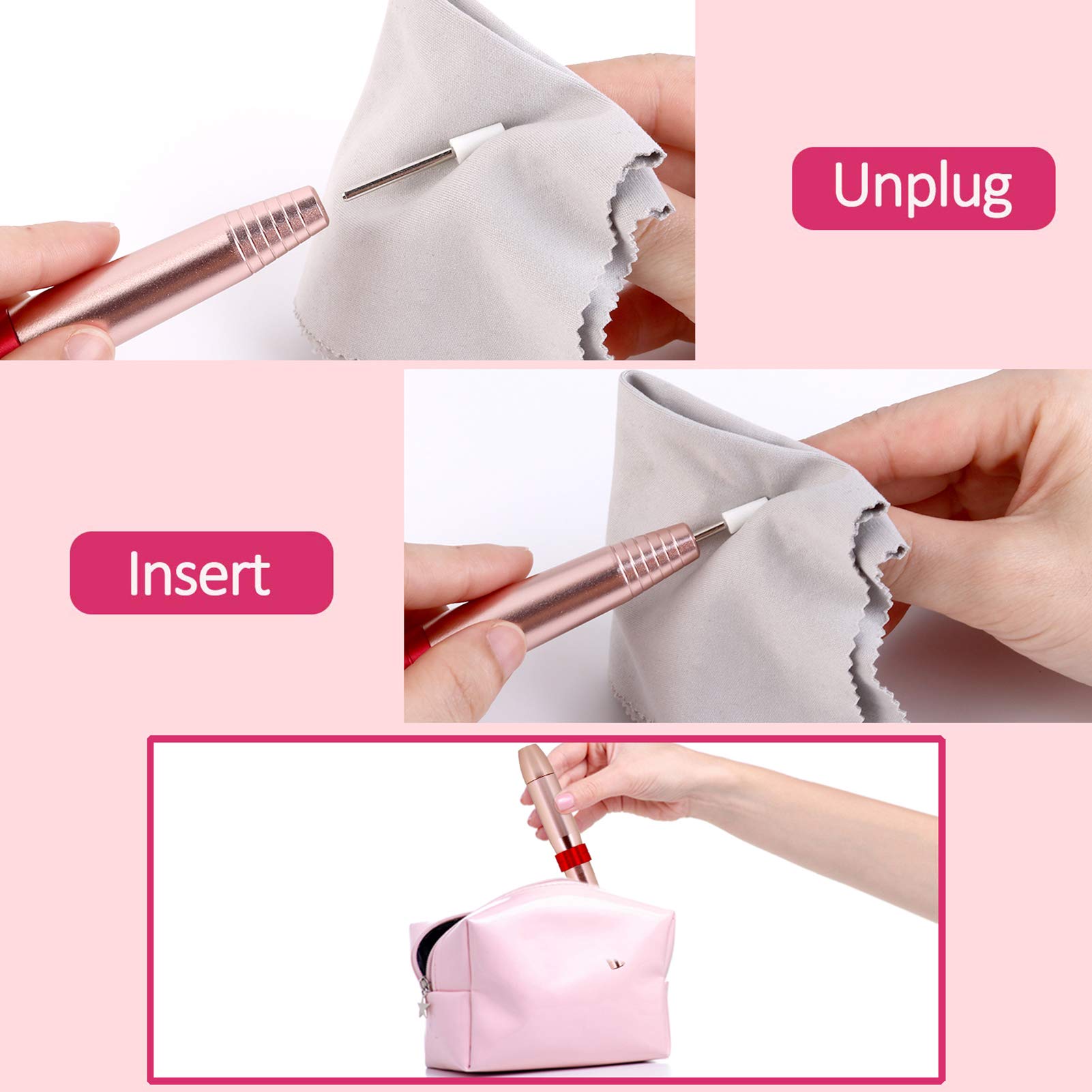 Professional SOWUNO Nail Drill Kit - Electric Manicure & Pedicure Set for Nail Care, Toenail Trimming & Nail Art - Perfect for Home Salon, Nail Technicians & DIY Beauty Enthusiasts