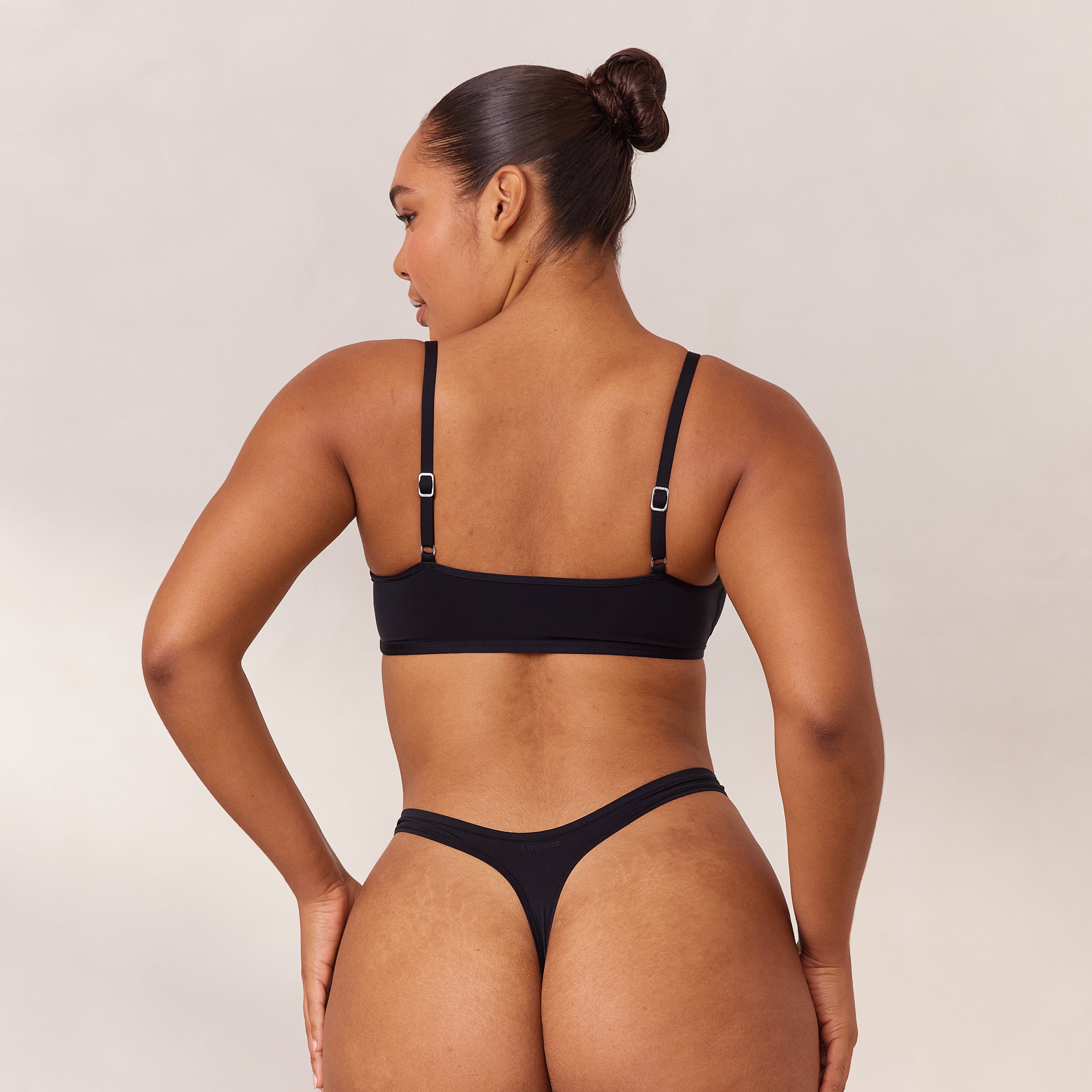 Barely There Bralette - Comfortable Wireless Bra in Black | Perfect for Yoga, Lounge & Everyday Wear