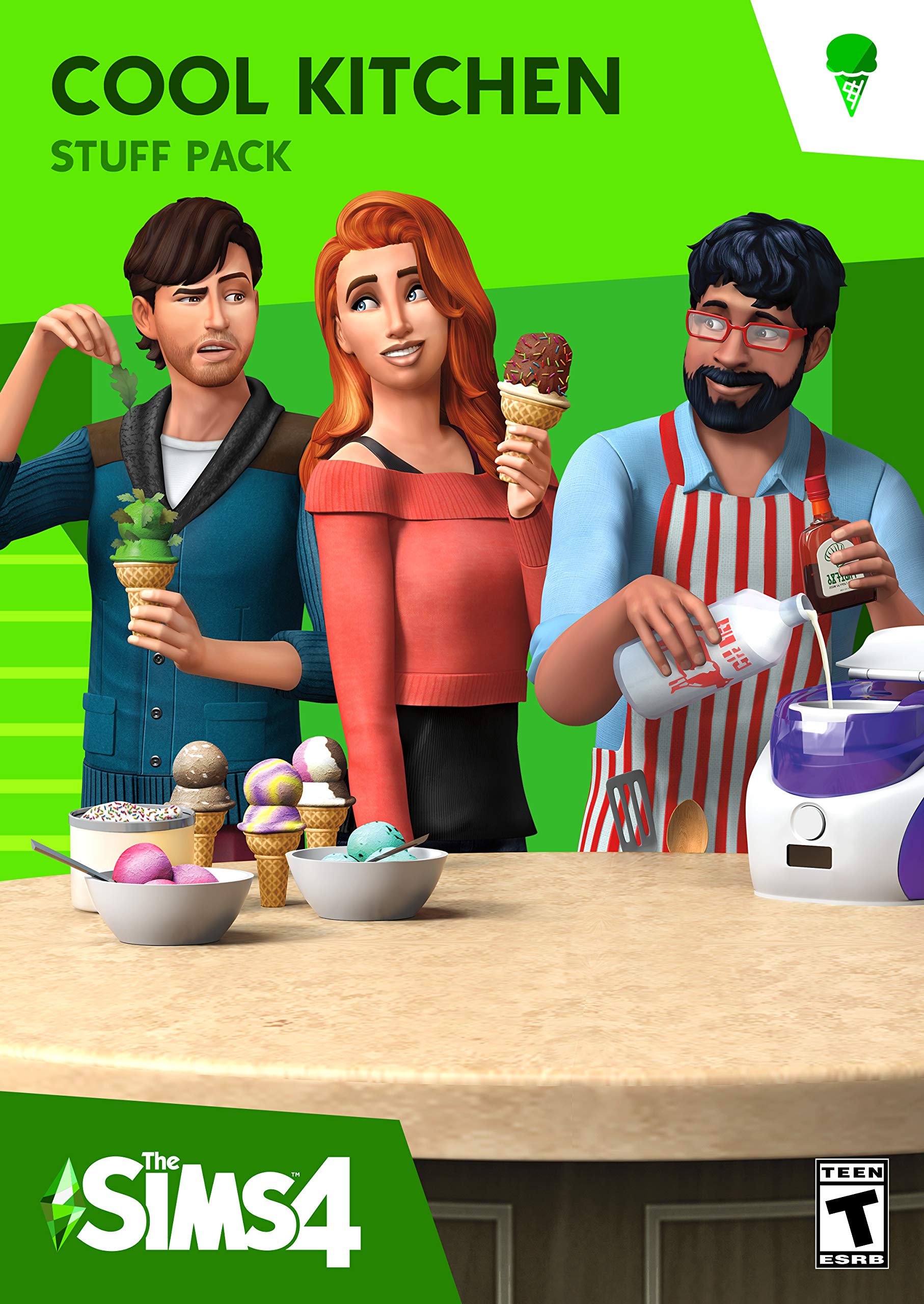 The Sims 4 Cool Kitchen Stuff Expansion Pack - Digital Download for PC (Origin Game Code) | Upgrade Your Virtual Cooking & Home Decor Experience