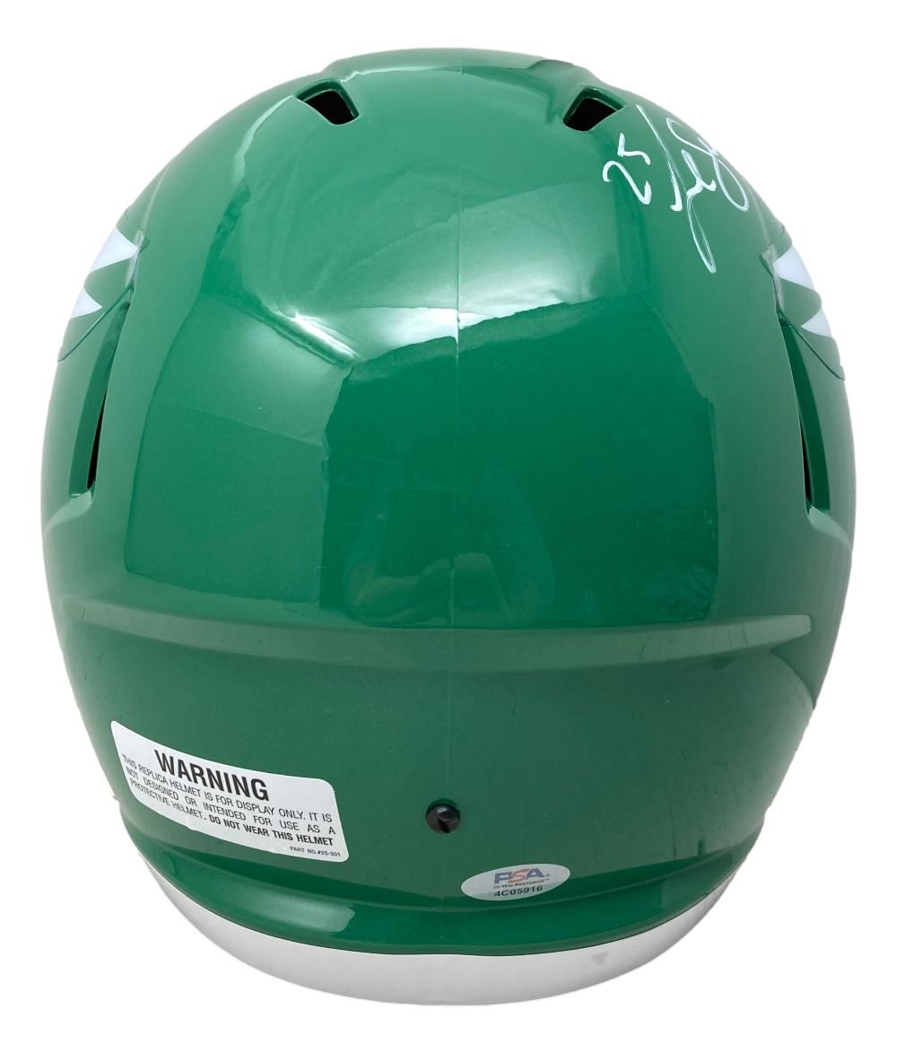 LeSean McCoy Autographed Philadelphia Eagles Kelly Green Speed Replica Helmet with PSA/DNA Certification - Perfect for Eagles Fans, Sports Memorabilia Collectors, and Man Cave Decor