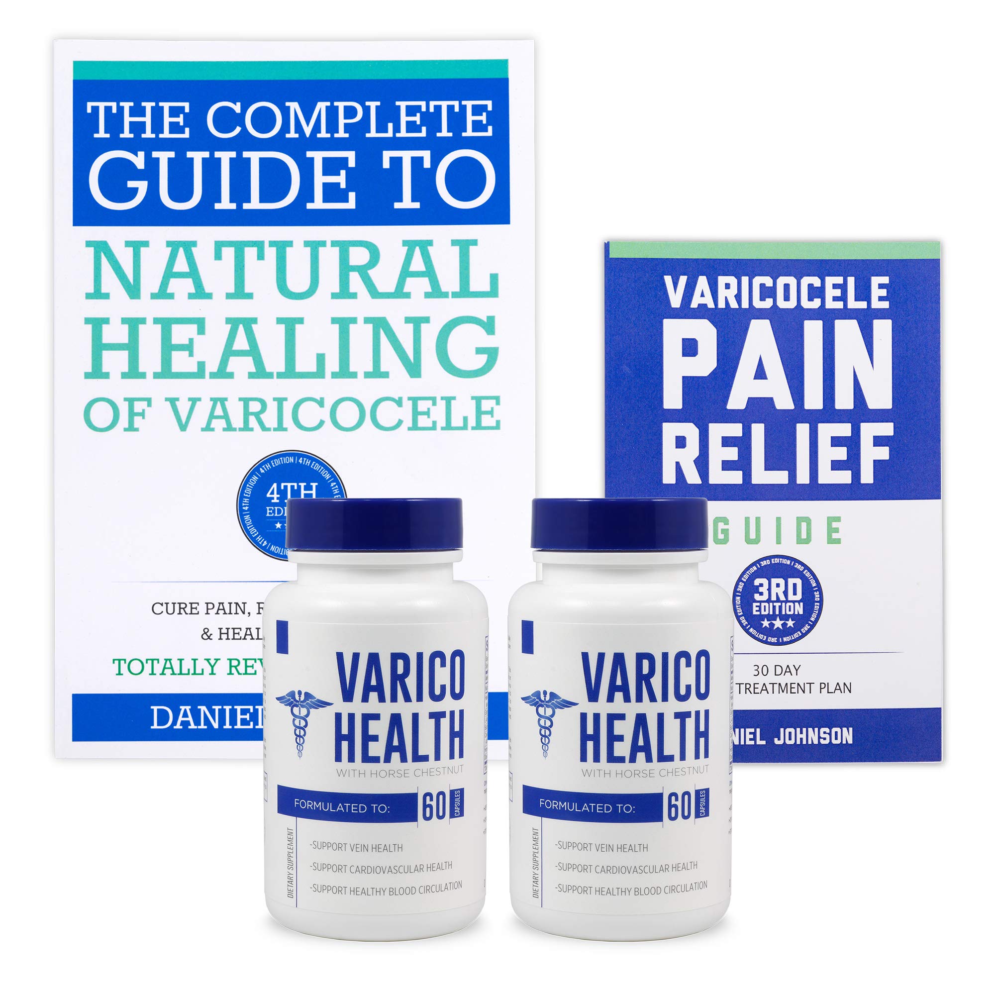 40-Day Varicocele Home Treatment Program - Natural Relief & Pain Management for Men | Improve Fertility & Circulation | Perfect for At-Home Recovery & Comfort