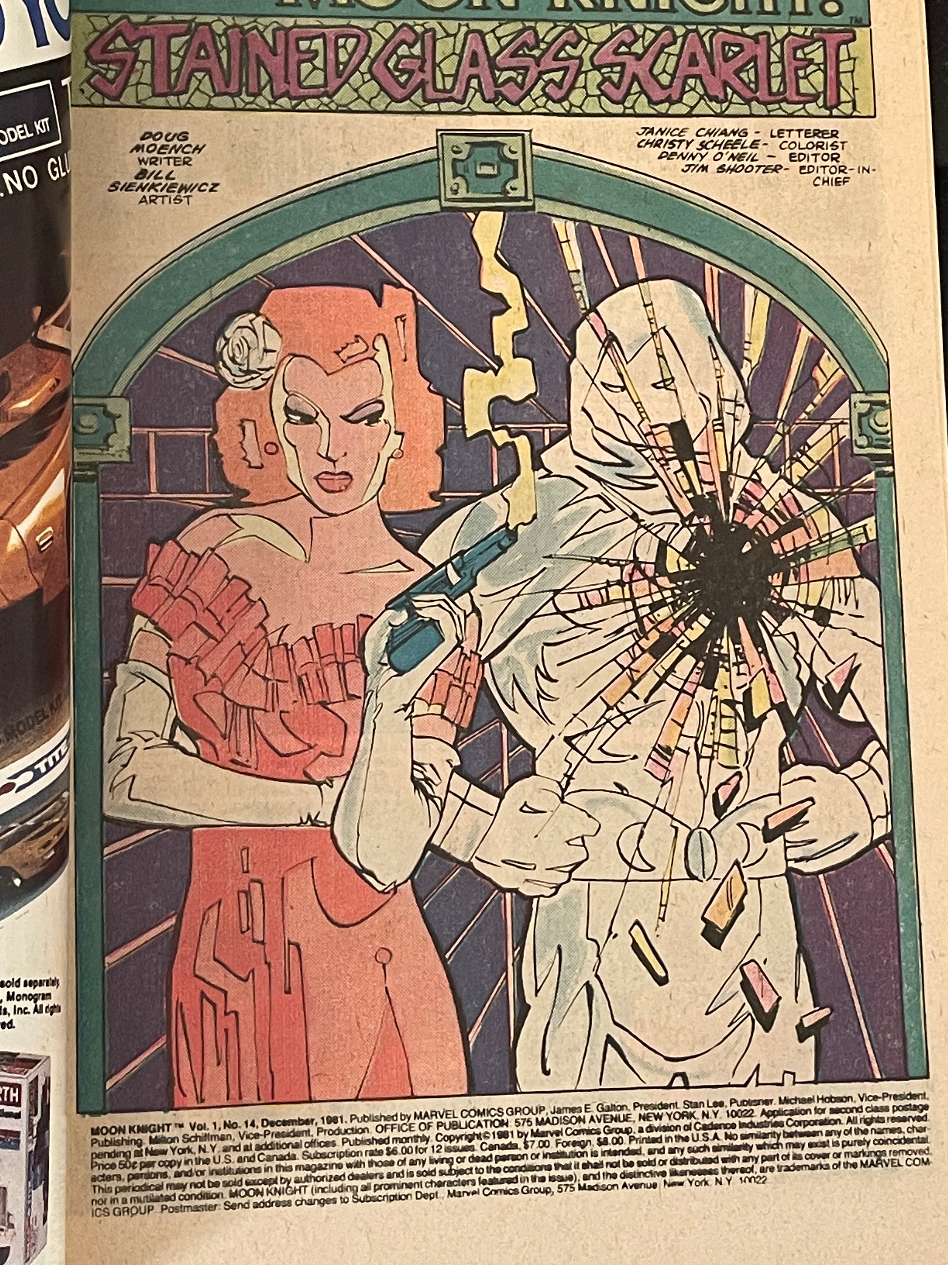Moon Knight #14 (1981) - High Grade Comic Book for Collectors | Rare Marvel Superhero Series | Perfect for Display & Investment