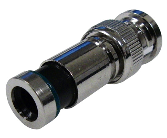 BNC Compression Coax Cable Connectors for RG59 Coaxial Cable - High-Speed Internet & HD TV Signal Transmission - Perfect for Home Theater, CCTV Security Systems & Satellite TV Installations
