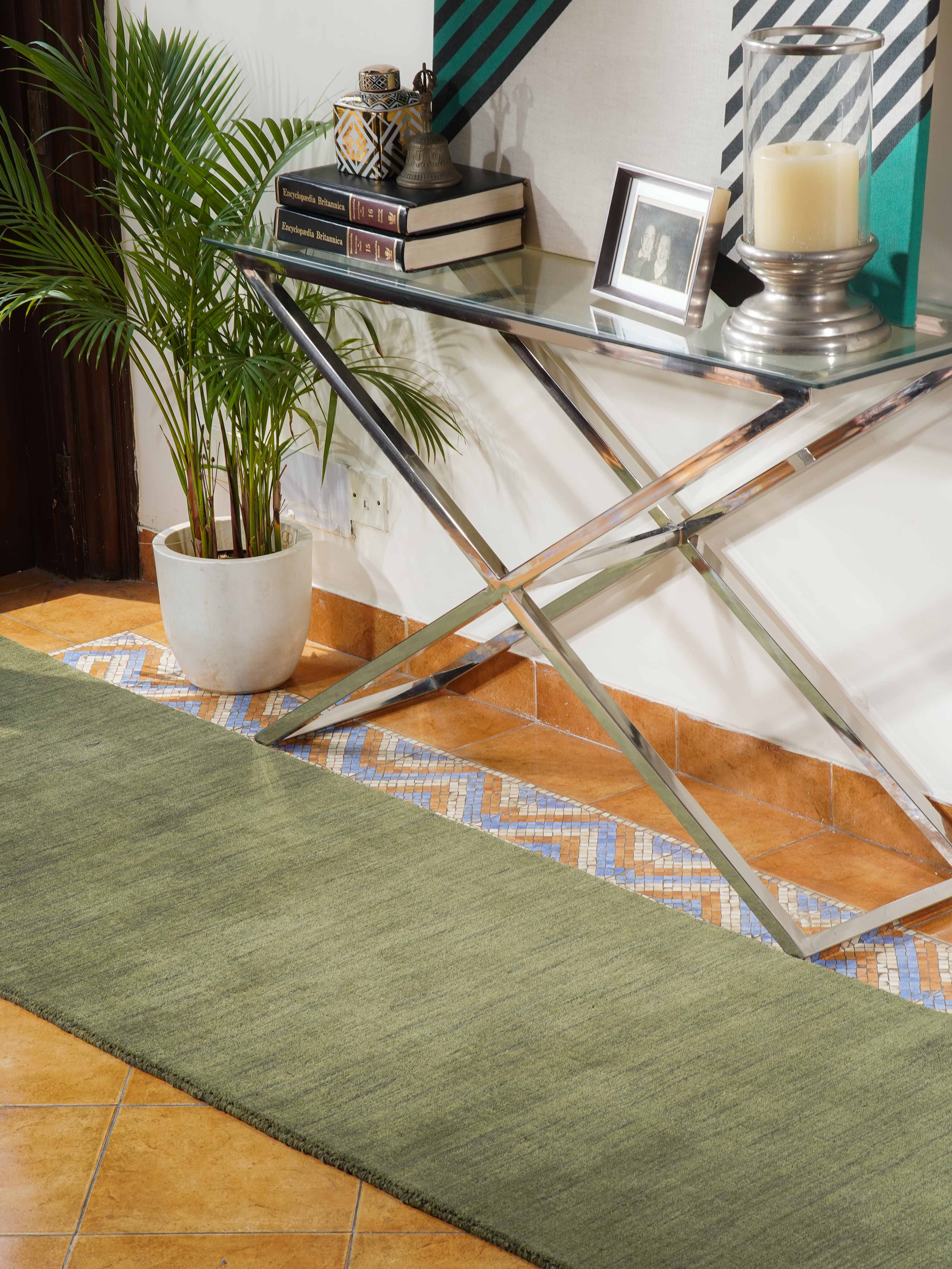 Silken Premium Hand Knotted Wool Rug - Luxurious Soft Persian Style Area Carpet for Living Room, Bedroom & Home Decor