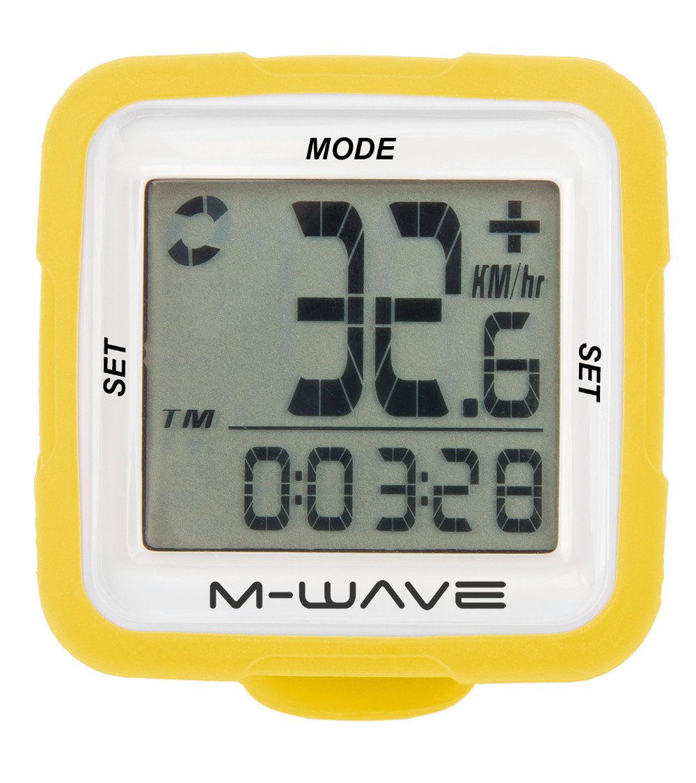 M-WAVE XIV Wireless Bike Computer with GPS, Speed & Cadence Sensor - Perfect for Road Cycling, Mountain Biking & Indoor Training