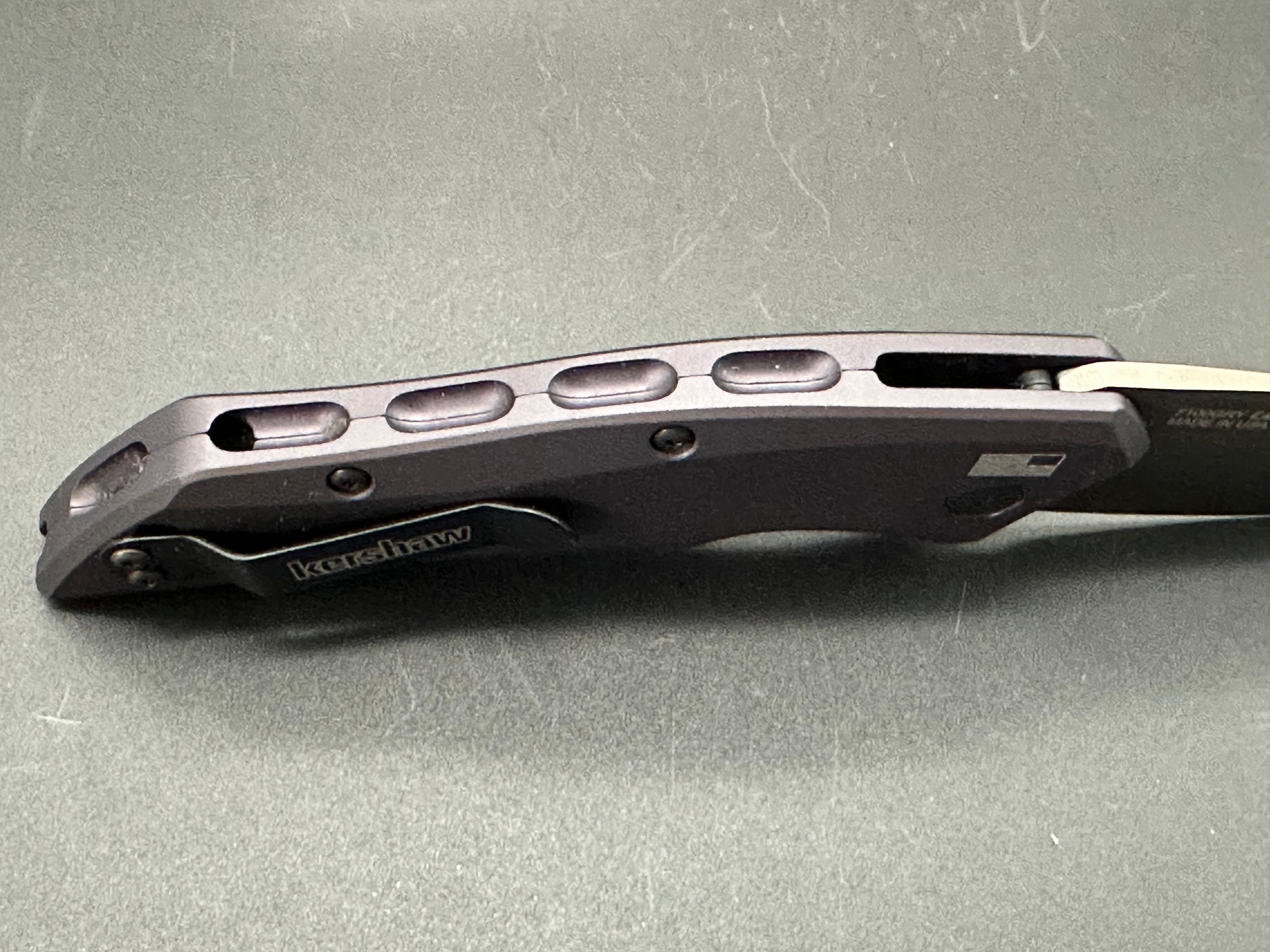 Kershaw Launch 1 Automatic Knife - Gray Tactical Folding Pocket Knife for EDC, Outdoor Camping & Survival Gear | High Speed Deployment | Premium CPM-154 Steel Blade