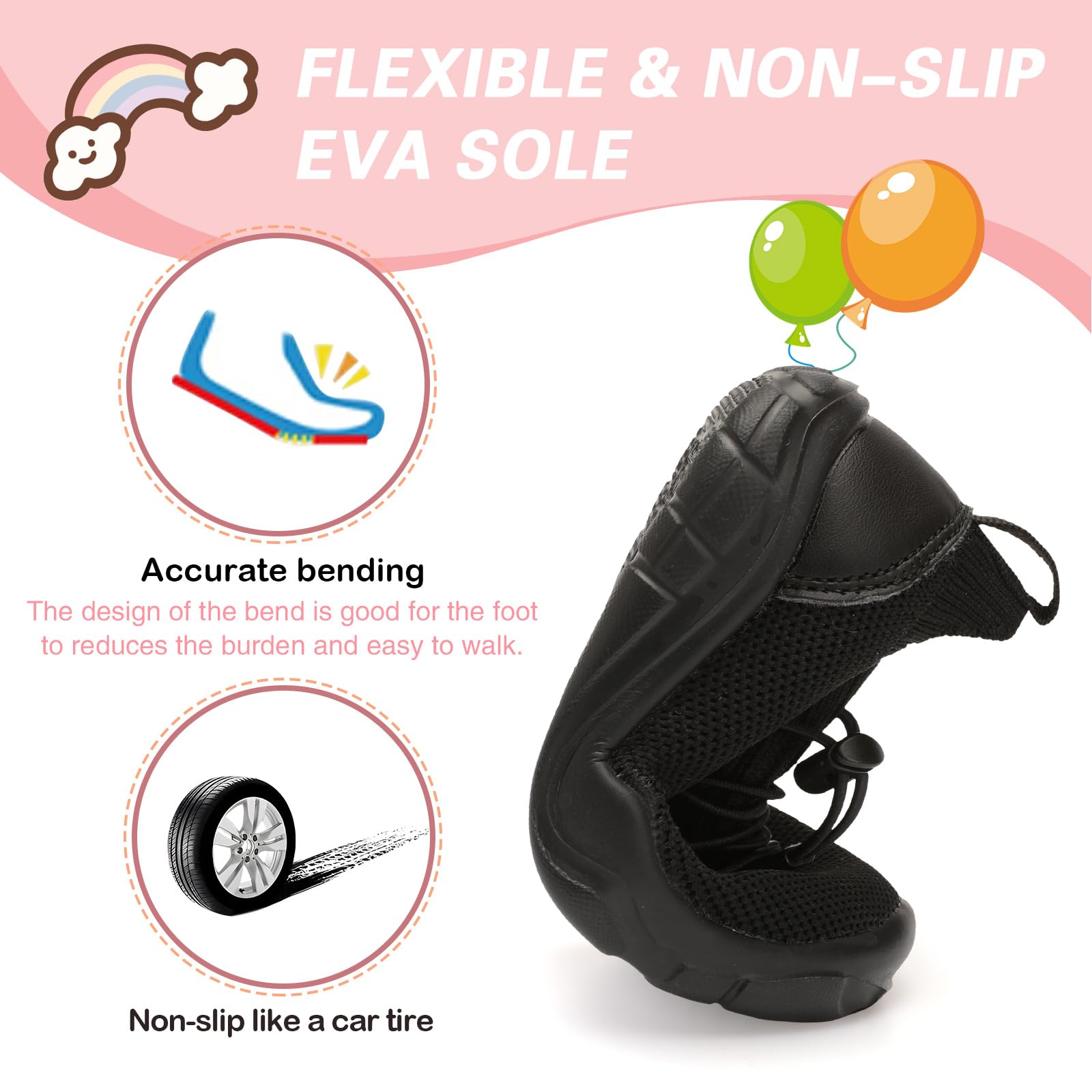**Toddler Barefoot Shoes for Boys & Girls - Breathable Slip-On Sneakers for Walking, Running & Play - Lightweight & Flexible Kids Tennis Shoes**    *(Perfect for Outdoor Play, School, Sports & Everyday Comfort!)*