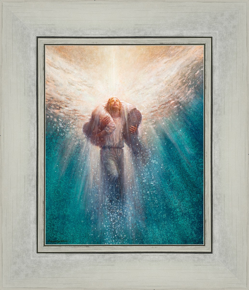 Deep Waters By Yongsung Kim - Premium Wall Art Canvas Print - Ocean Wave Painting for Home & Office Decor - Perfect for Living Room, Bedroom, and Office Spaces