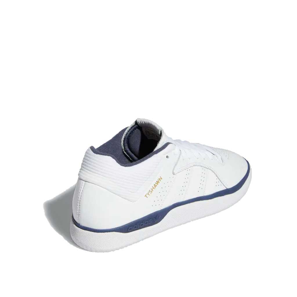 Adidas Tyshawn Men's Sneakers - Cloud White/Cloud White/Shadow Navy Colorway | Lightweight Comfortable Running Shoes for Men | Perfect for Gym, Jogging & Casual Wear