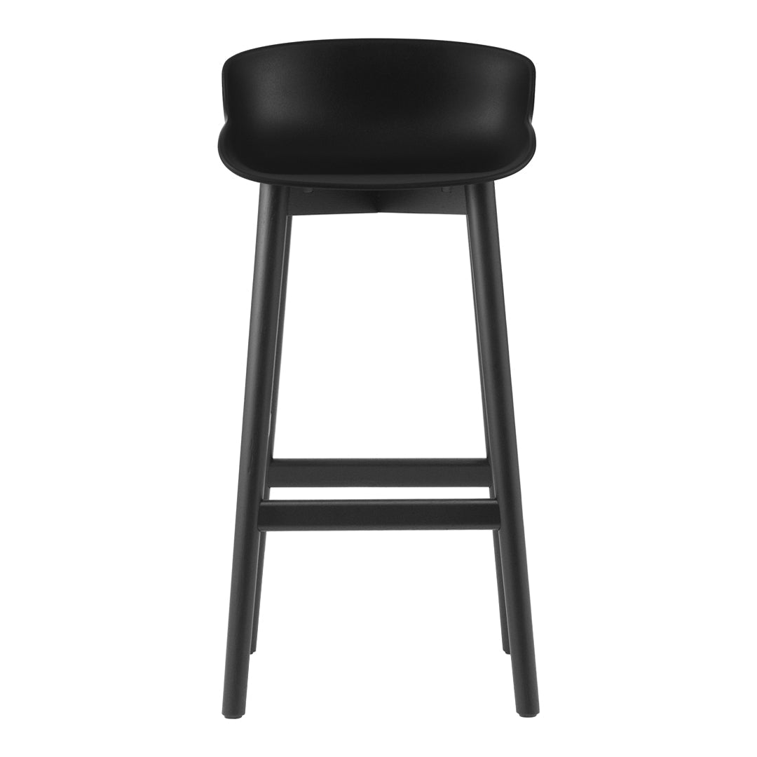 Premium Hyg Bar Stool with Solid Wood Base - Modern Kitchen Island & Home Bar Seating - Perfect for Dining, Entertaining & Small Spaces