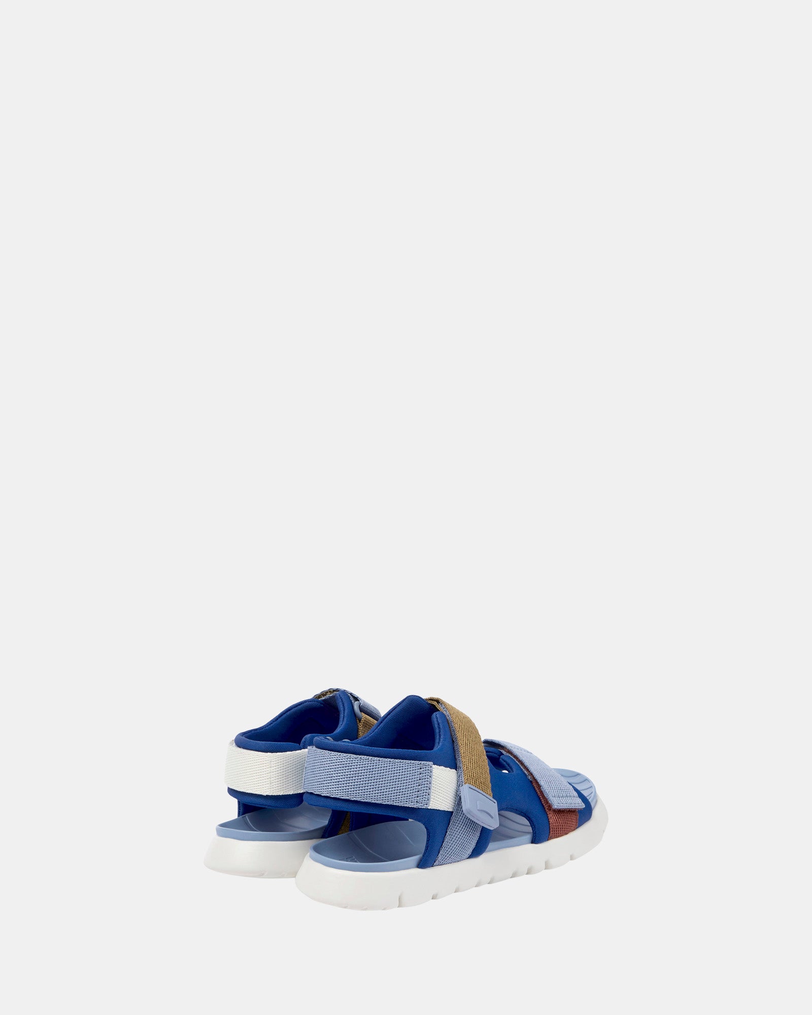 **Oruga Youth Sandals for Boys & Girls - Comfortable Blue, Light Blue & White Casual Shoes for Kids - Perfect for Beach, Pool, and Summer Outdoor Play**