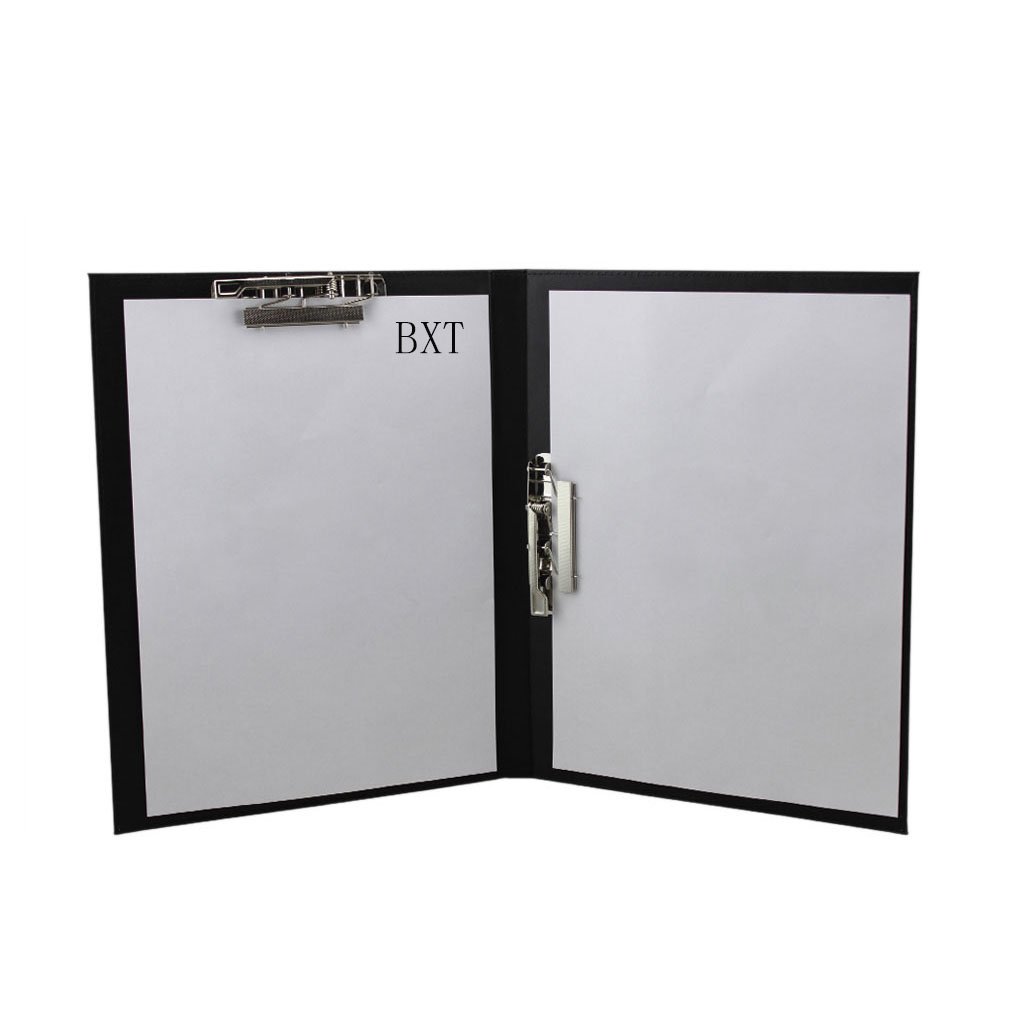 Premium Leather A4 Lever Arch File Cover - Clipboard Document Organizer with Double Paper Clips | Office Stationery for Professionals, Students & Home Use | Perfect for Reports, Contracts, School Projects & Business Meetings