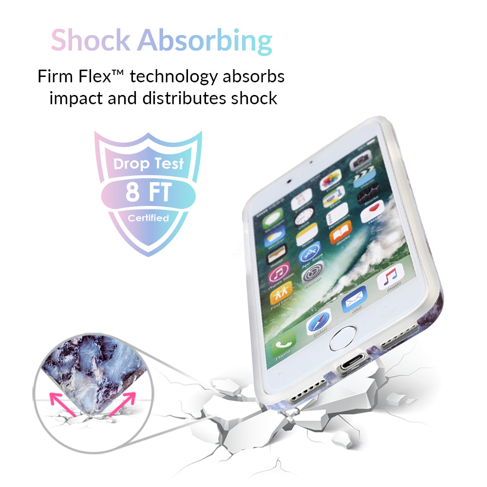 Durable Blue Marble iPhone Case - Shockproof & Slim Design for iPhone [Model] - Perfect for Everyday Protection & Stylish Look at Work, School, or Travel