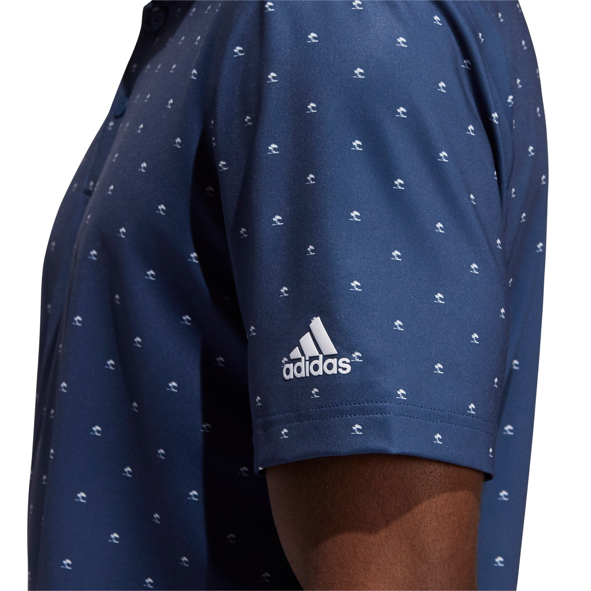 Adidas Ultimate365 Print Men's Golf Polo Shirt – Moisture-Wicking & Breathable for Comfort on the Course | Perfect for Golf, Casual Wear & Outdoor Activities