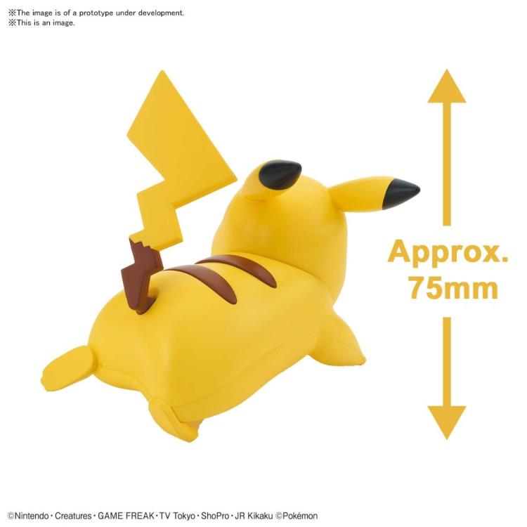 Bandai Quick Model #03 Pokemon Pikachu Battle Pose Action Figure Kit - Perfect for Collectors, Gifts & Anime Battles