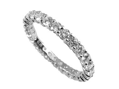 Exquisite Diamond Ring for Women - 14K White Gold Solitaire Engagement Wedding Band - Perfect for Proposals, Anniversaries & Special Occasions
