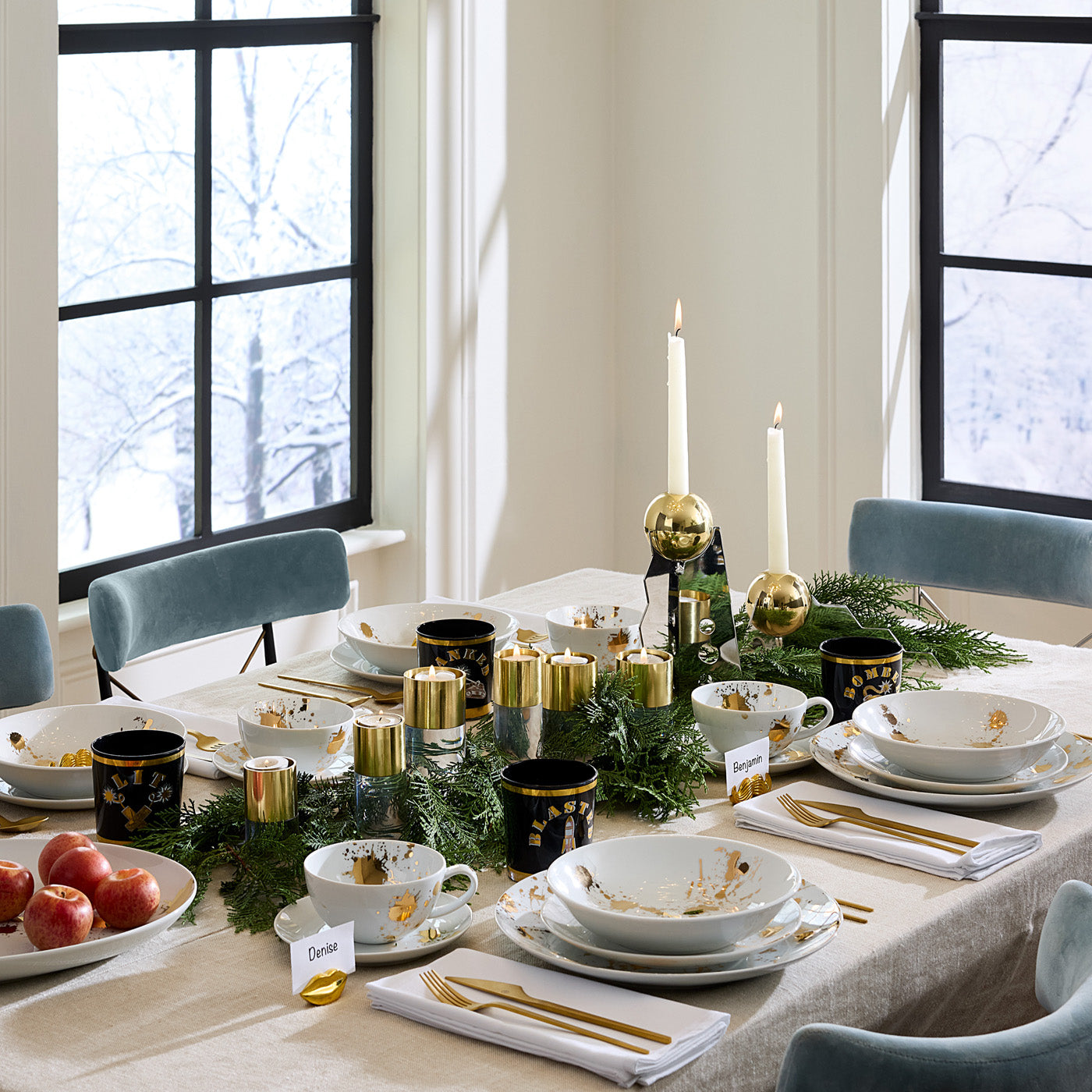 Premium Vienna 24-Piece Stainless Steel Flatware Set - Elegant Silverware for 6 Place Settings - Perfect for Dinner Parties, Weddings & Everyday Dining