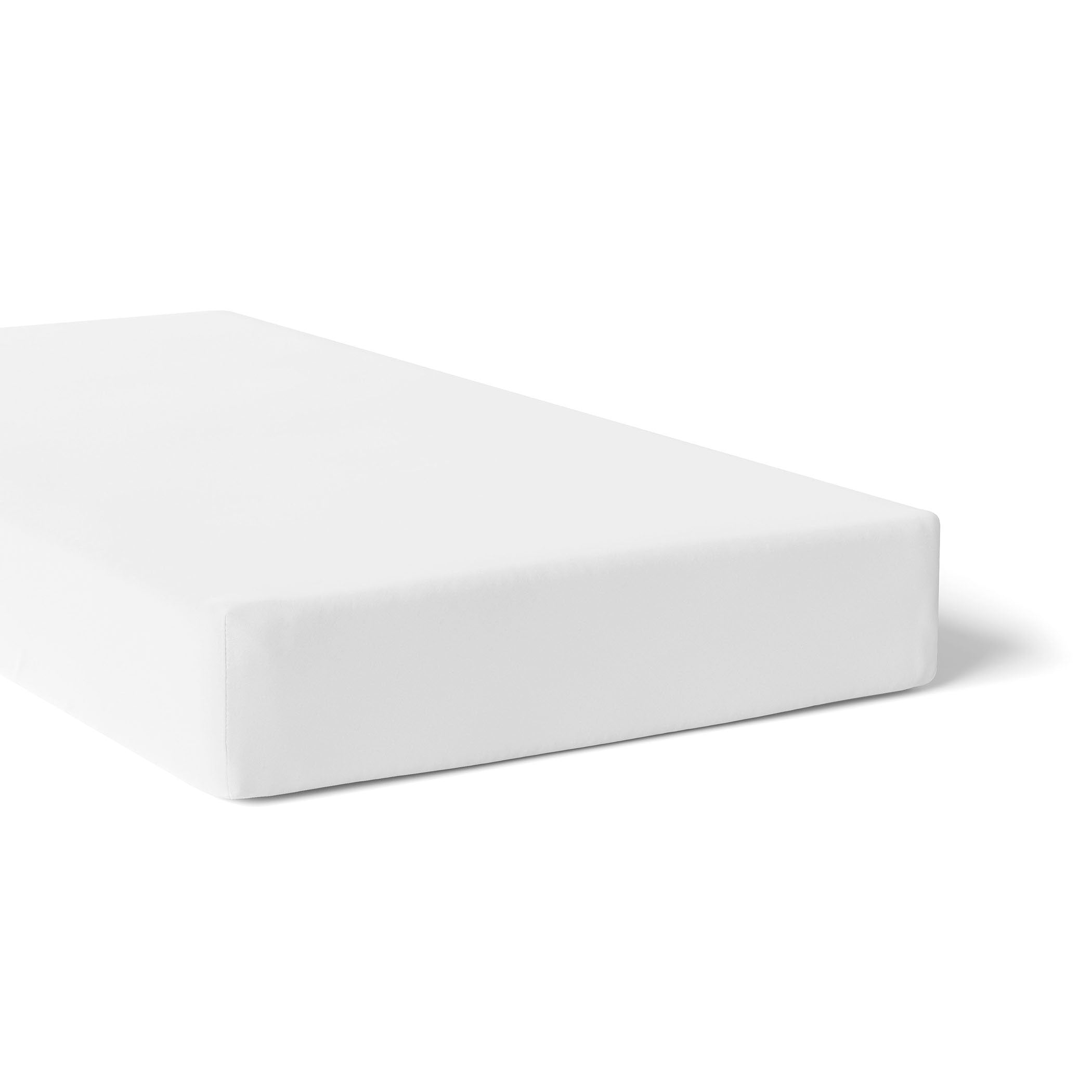 Premium Bamboo White 2-Pack Jersey Fitted Sheets - Ultra Soft & Breathable Bed Sheets for Queen/King Size Mattresses - Perfect for Hot Sleepers & Allergy Relief