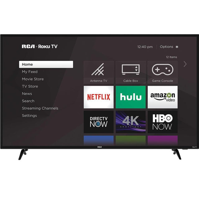 RCA 55-Inch 4K UHD LED Roku Smart TV (RTRU5527-US) - Perfect for Home Theater, Gaming & Streaming Entertainment
